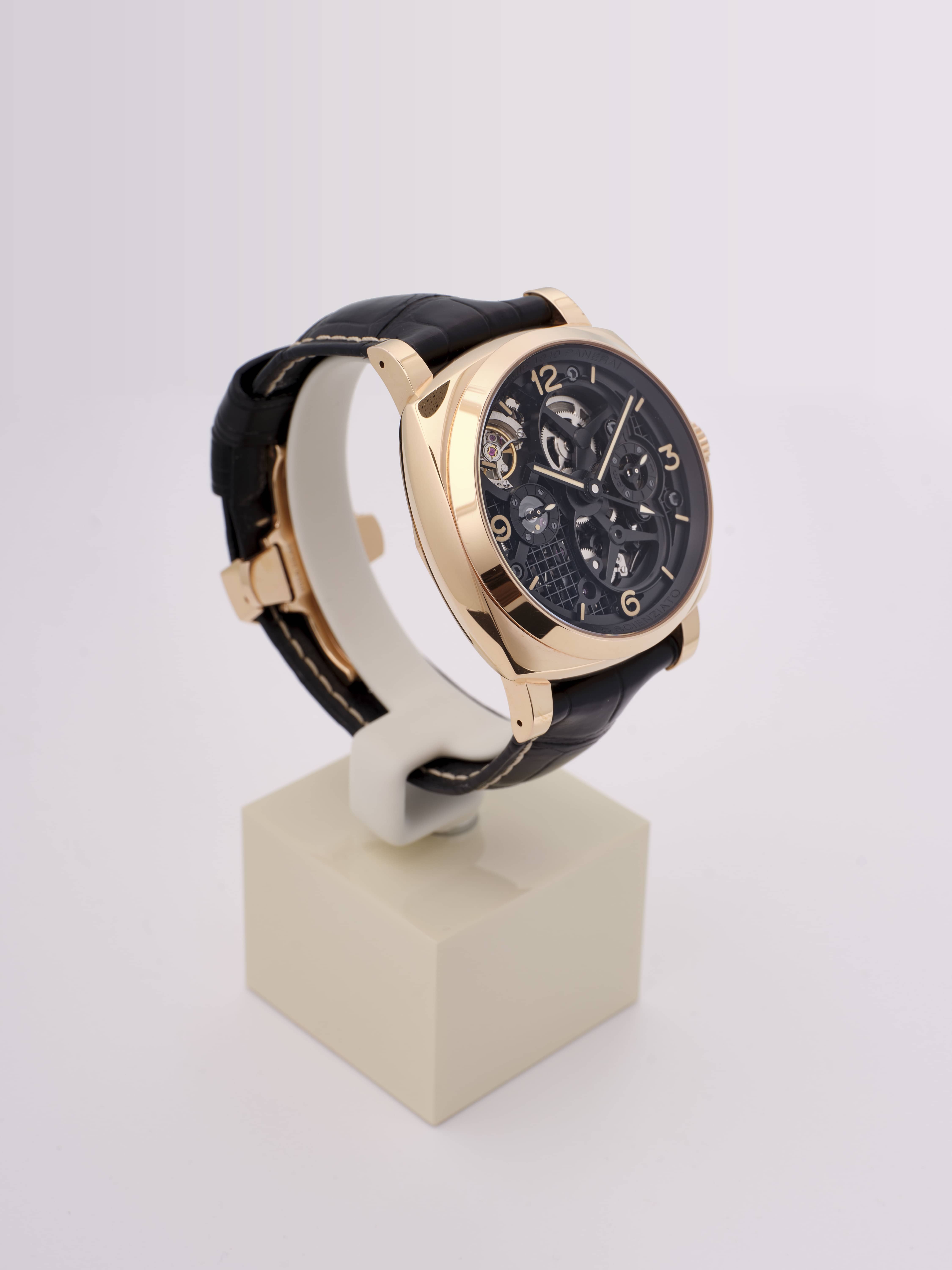  Ansicht 2LO SCIENZIATO - Radiomir 1940 Tourbillon GMT Oro Rosso