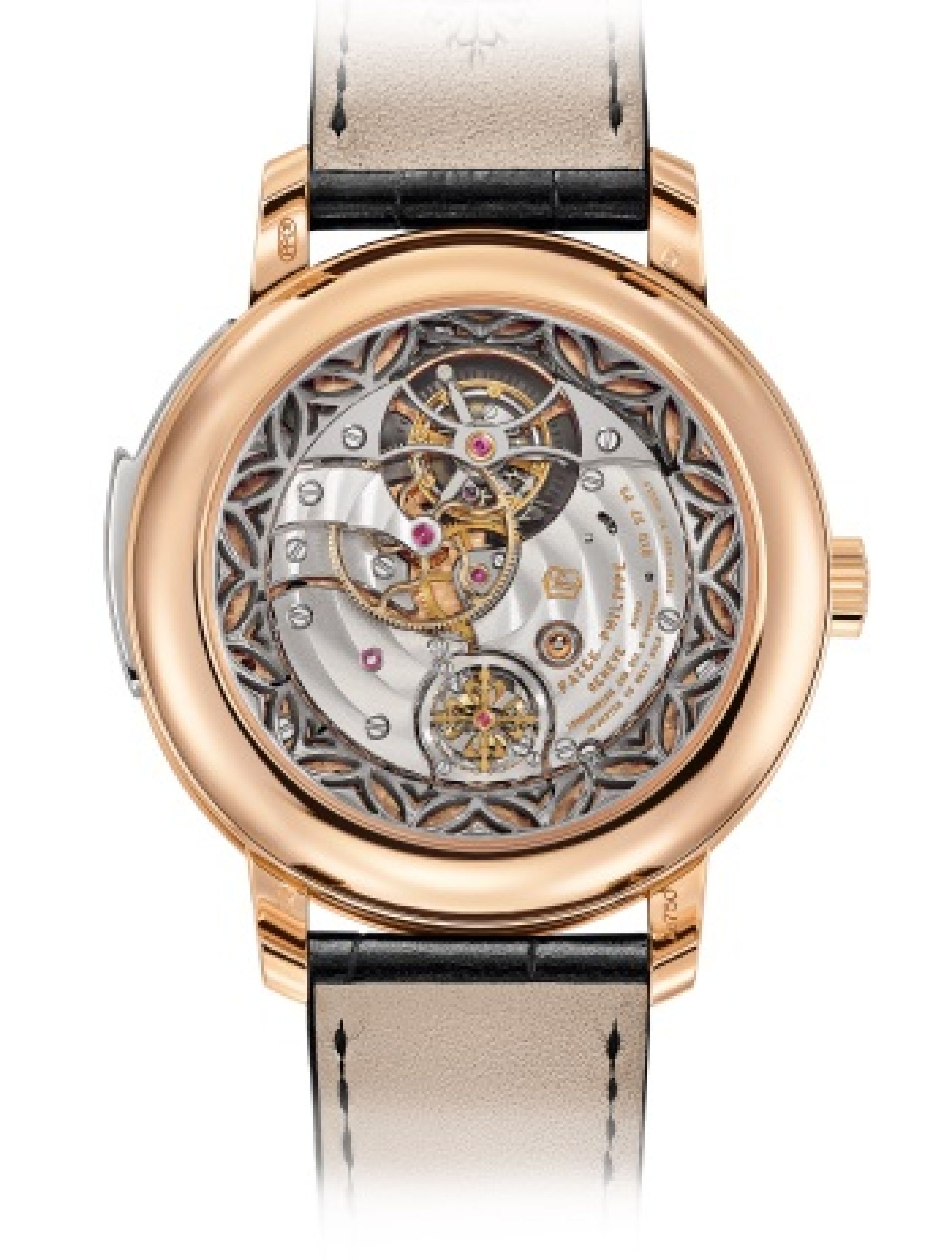 Patek Philippe Minutenrepetition, Tourbillon. Rückseite