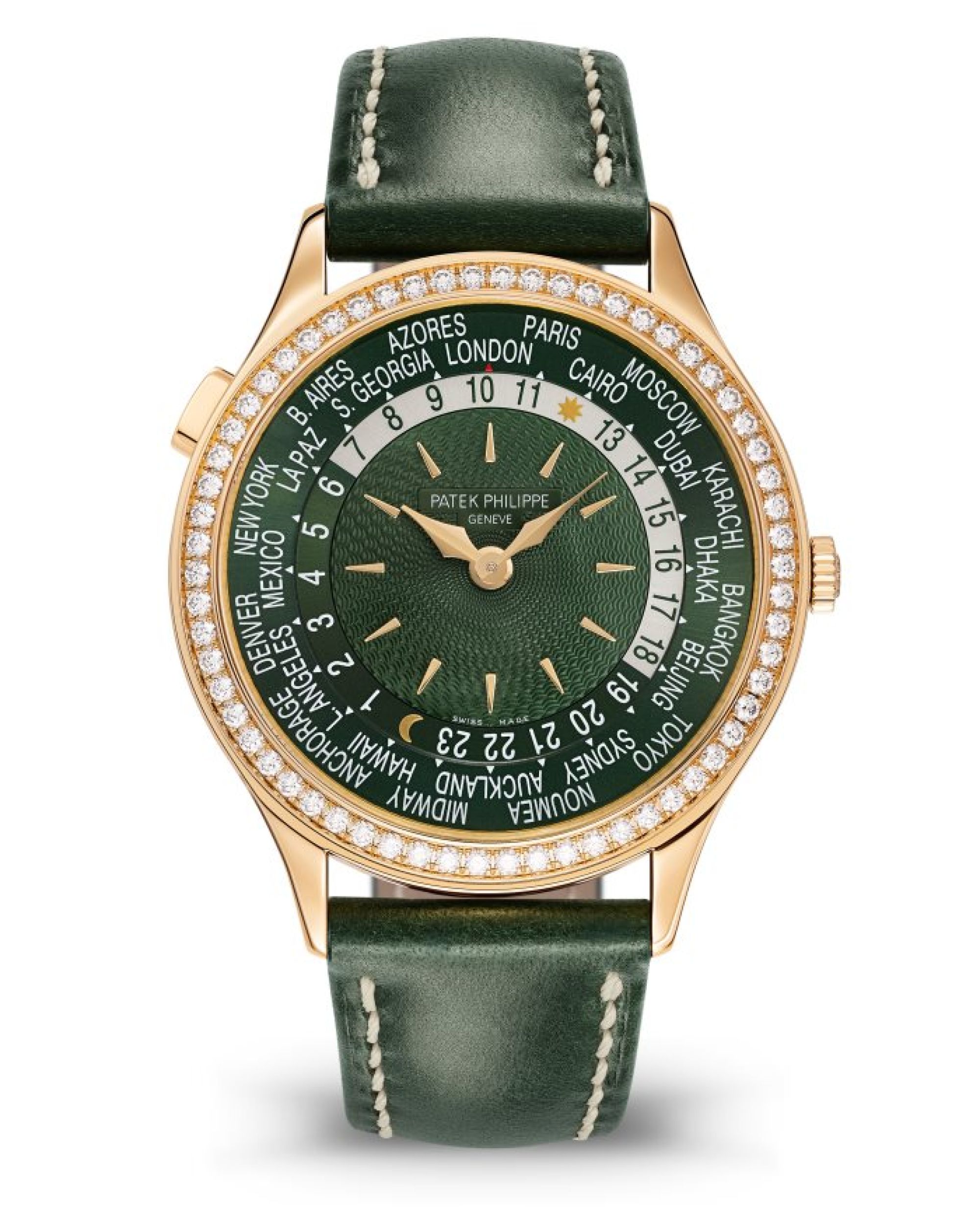 Patek Philippe Weltzeituhr. Face