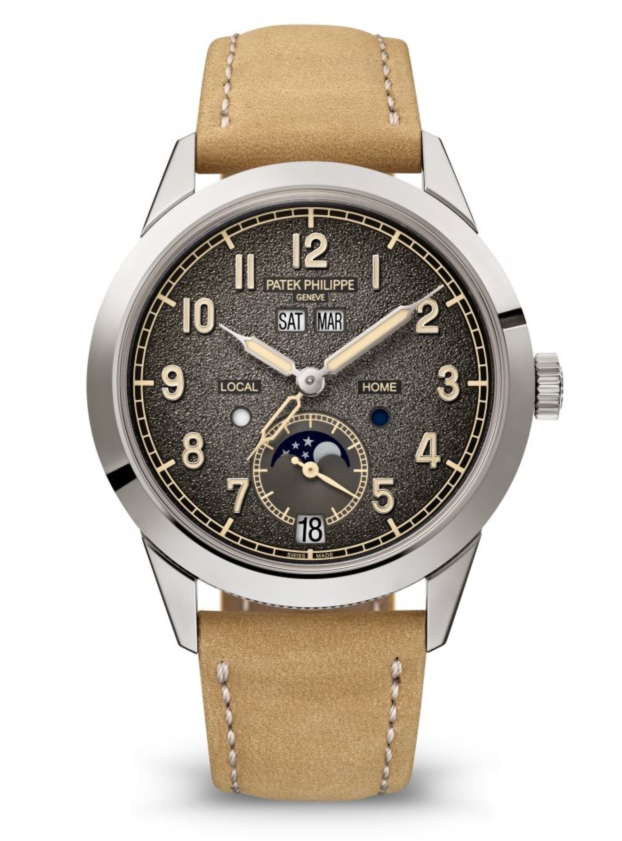 Patek Philippe Jahreskalender, Travel Time. Face