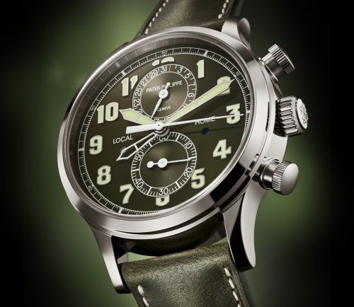 Calatrava Pilot Travel Time Chronograph.