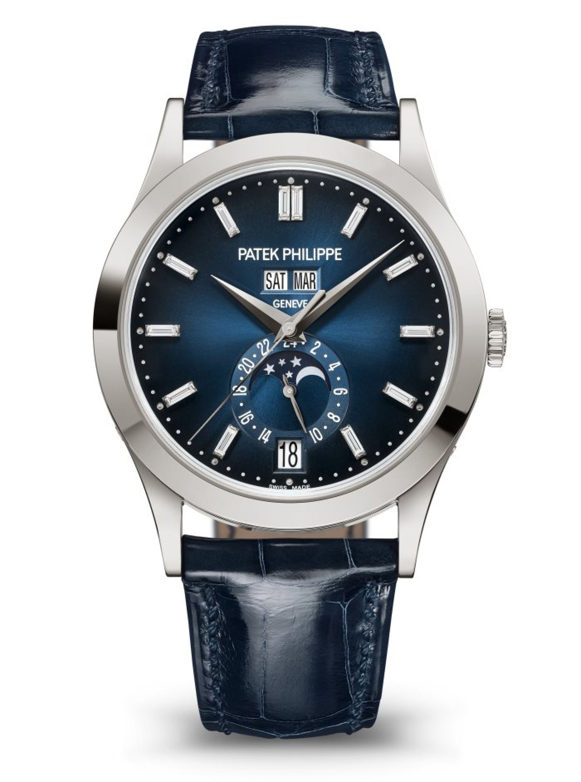 Patek Philippe Jahreskalender, Mondphasen. Face