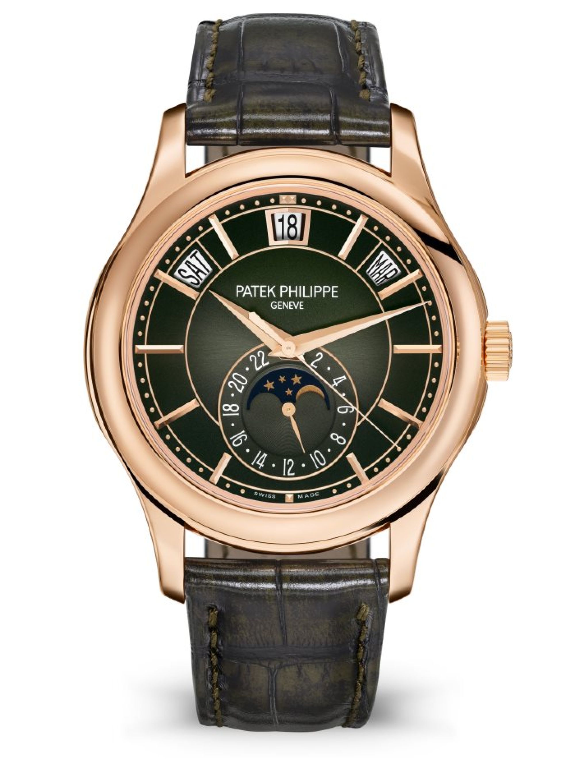 Patek Philippe Jahreskalender, Mondphase. Face