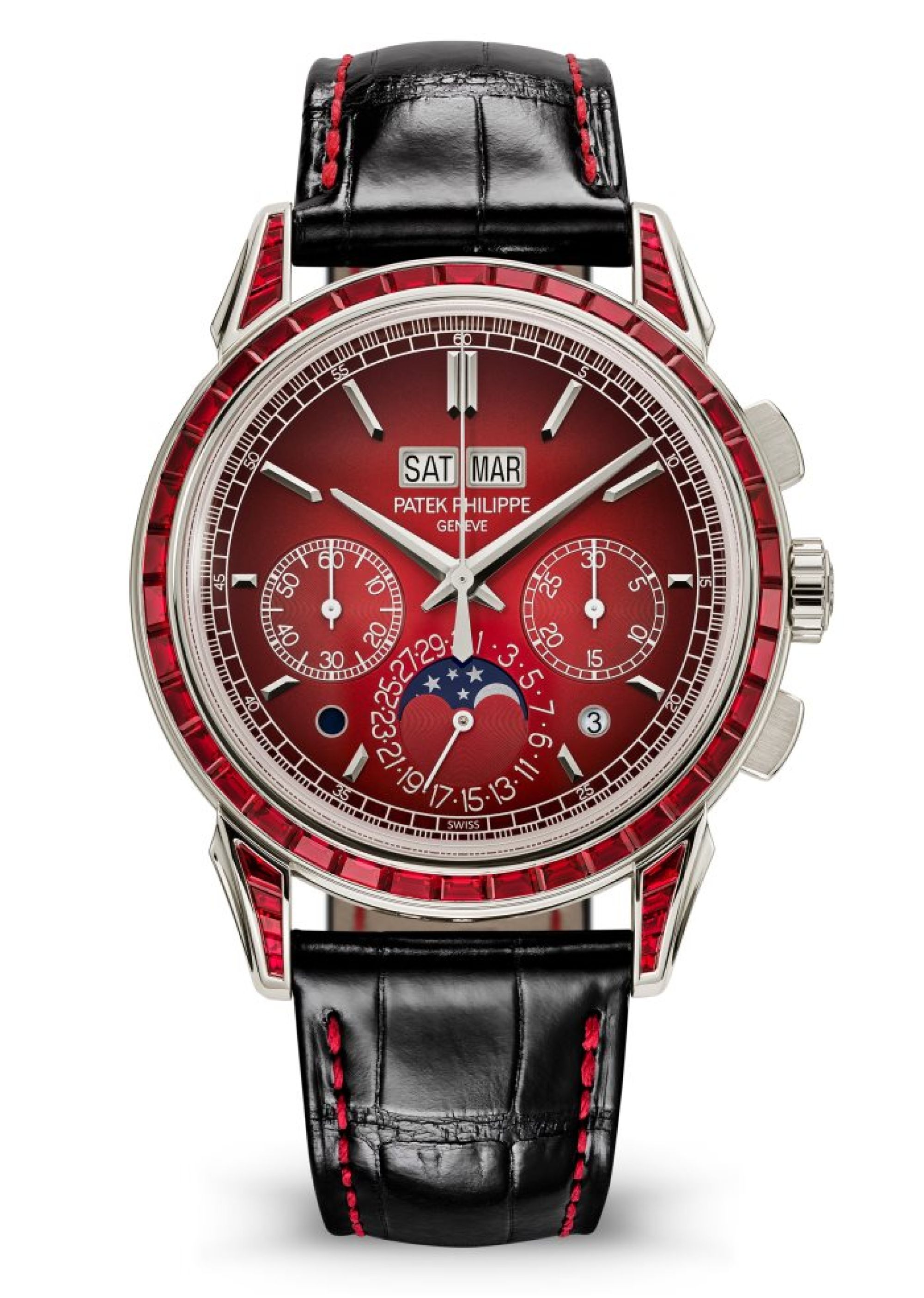 Patek Philippe Chronograph, Ewiger Kalender. Face