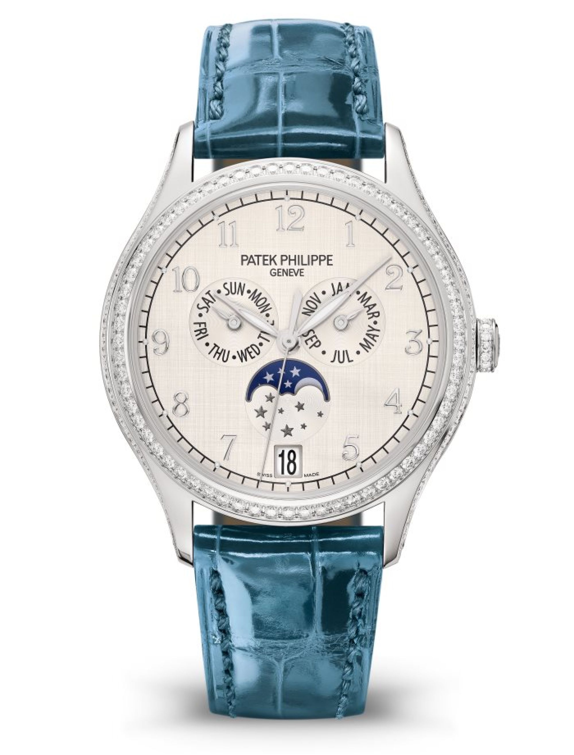 Patek Philippe Jahreskalender, Mondphase. Face