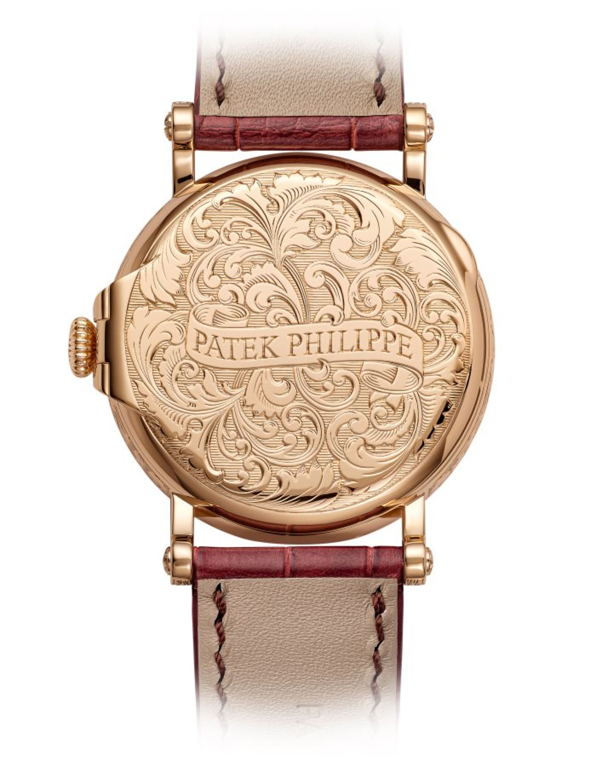 Patek Philippe Ewiger Kalender mit retrogradem Datum, Rare Handcrafts. Rückseite