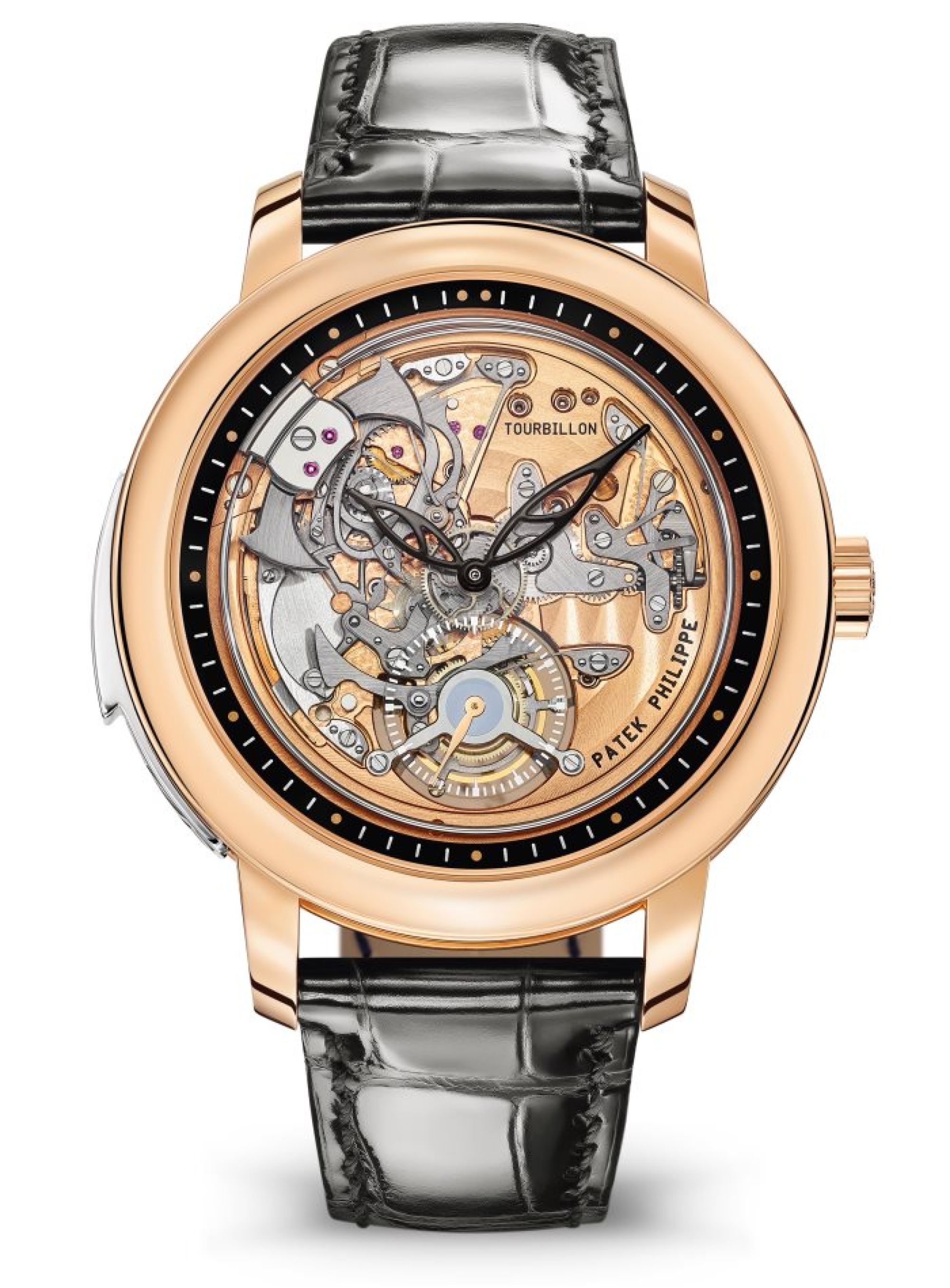 Patek Philippe Minutenrepetition, Tourbillon. Face