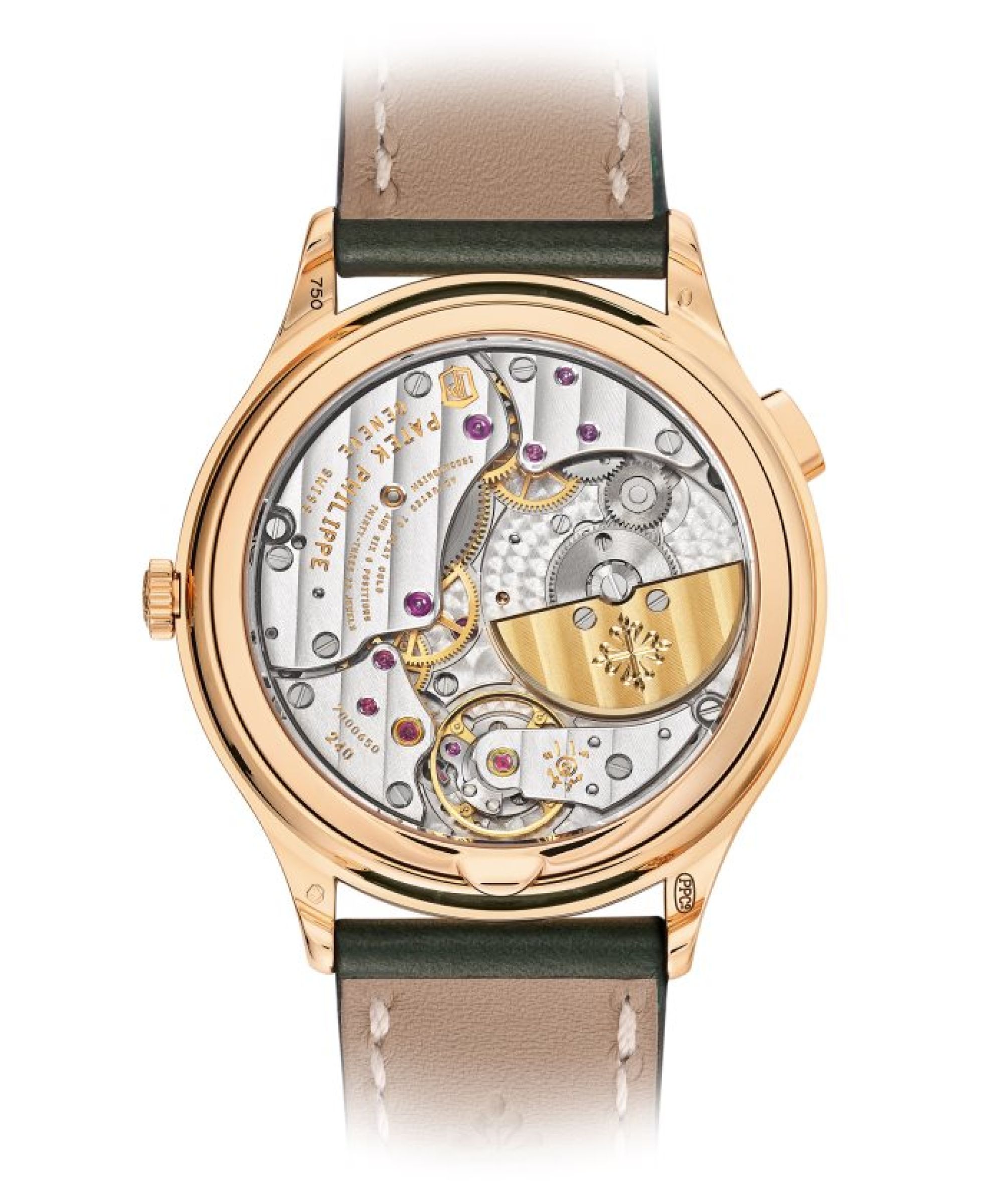 Patek Philippe Weltzeituhr. Rückseite