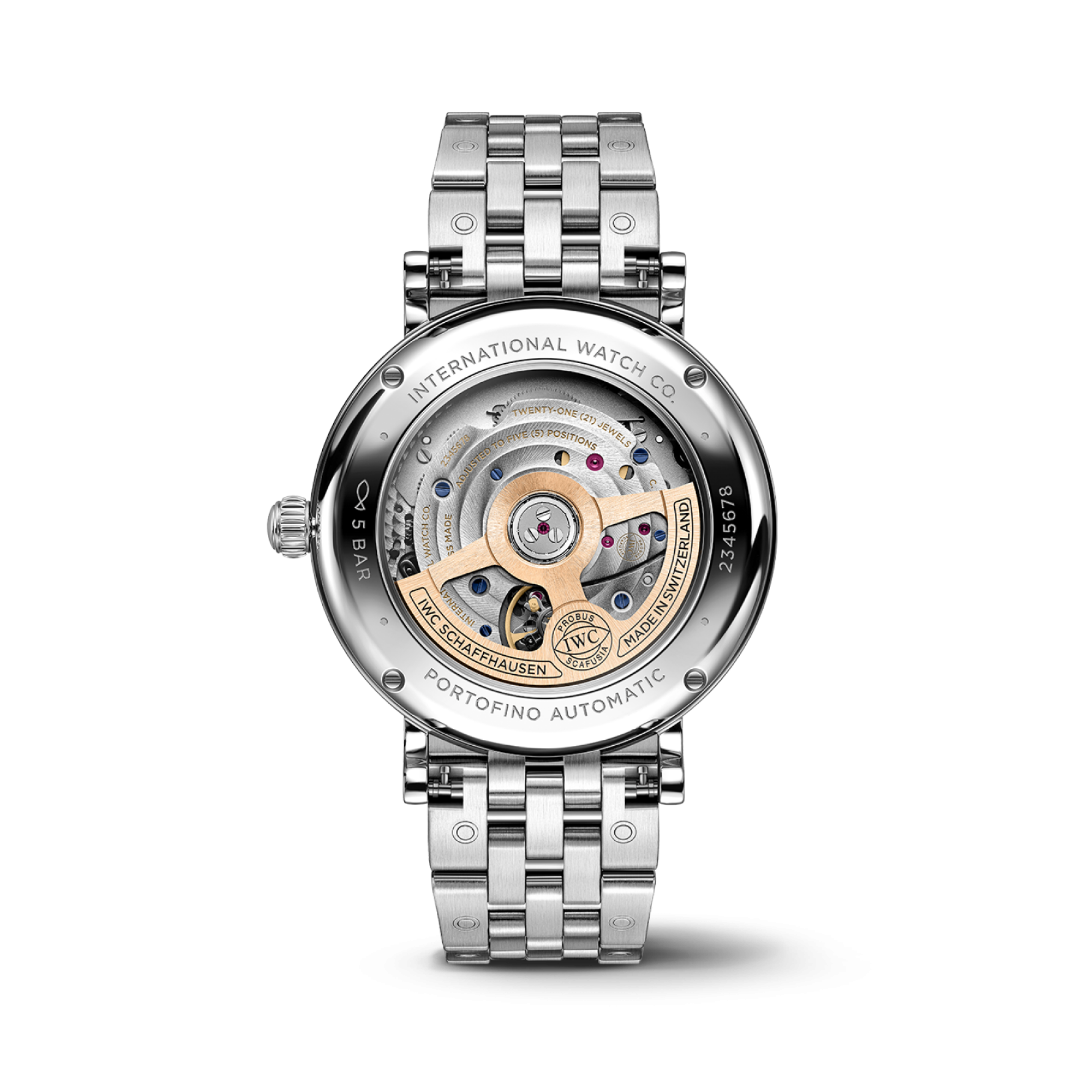IWC Portofino Automatic 37 Rückseite