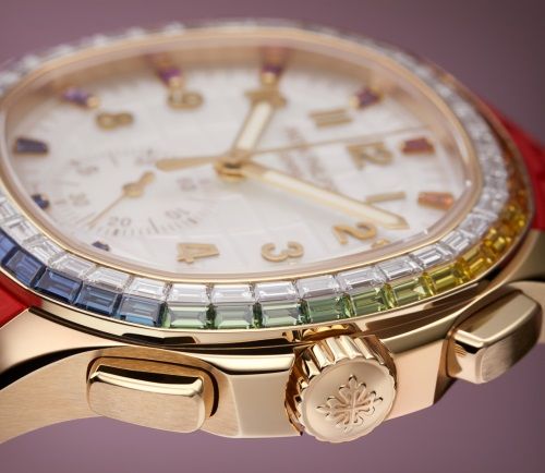 Aquanaut Luce Chronograph „Rainbow“.