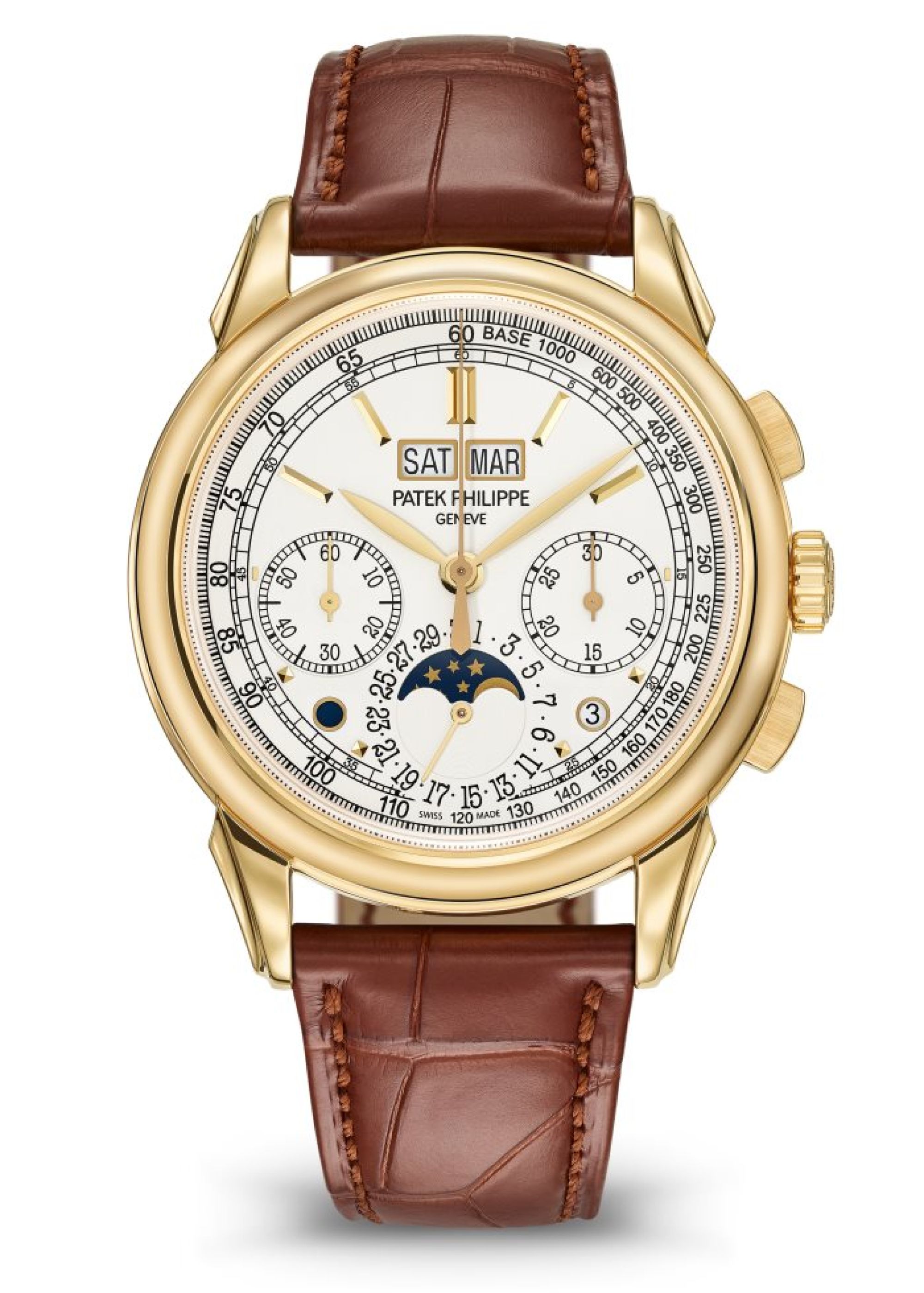 Patek Philippe Chronograph, Ewiger Kalender. Face