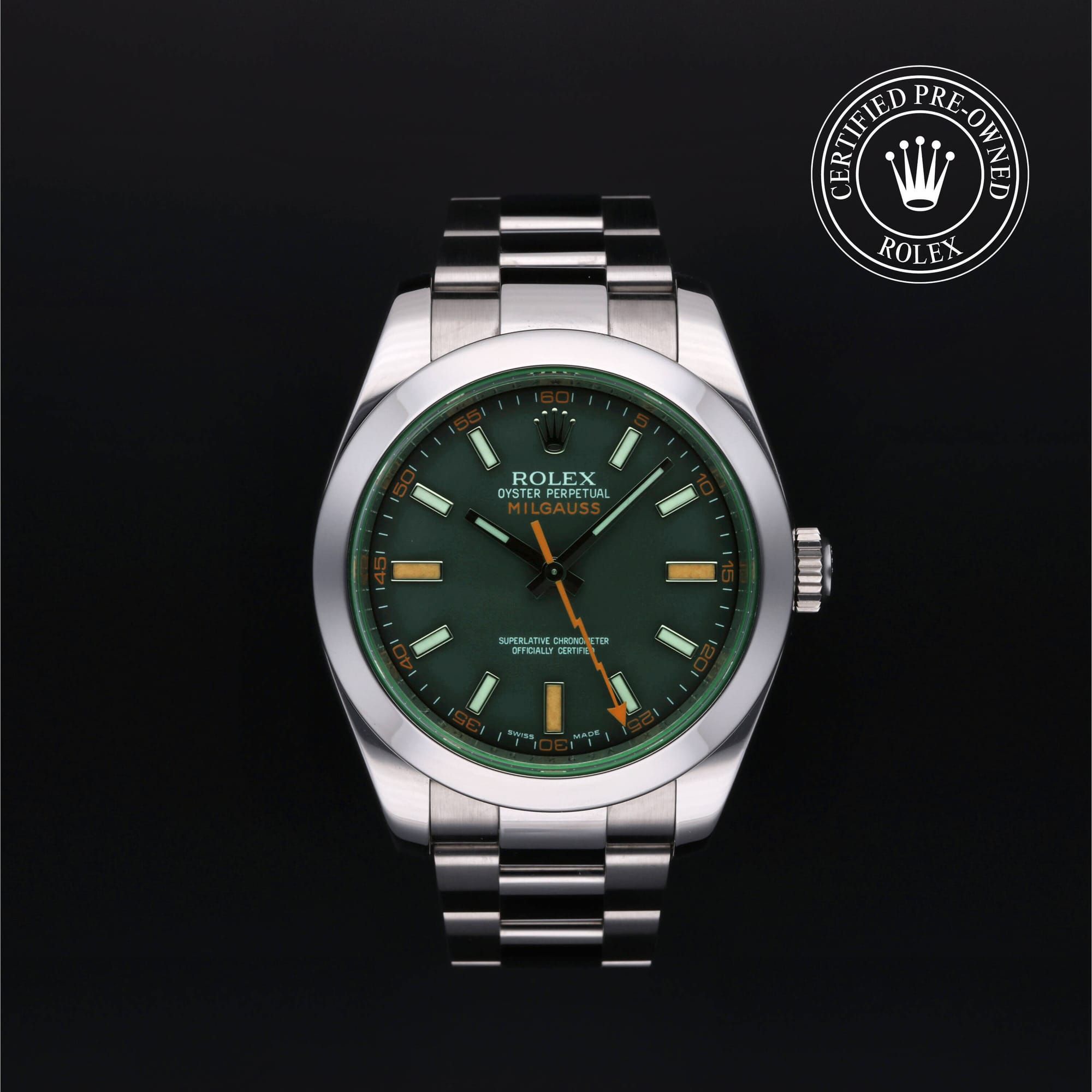 Oyster Perpetual Milgauss, 2009, 40 mm, Edelstahl Oystersteel