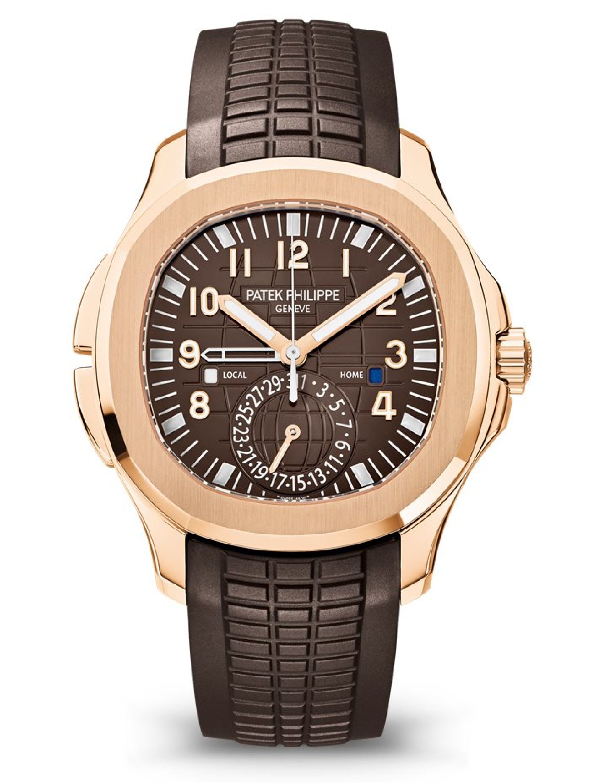 Patek Philippe Aquanaut Travel Time. Face
