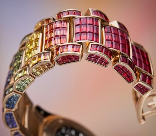 Minutenrepetition Aquanaut Luce „Rainbow“, Haute Joaillerie.