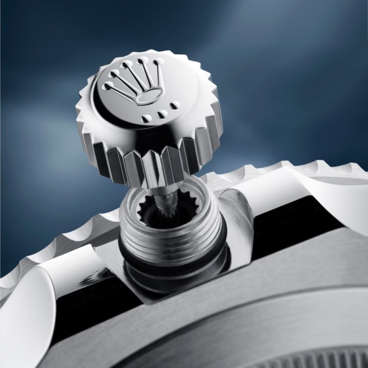 Rolex verschraubbare Triplock-Aufzugskrone 