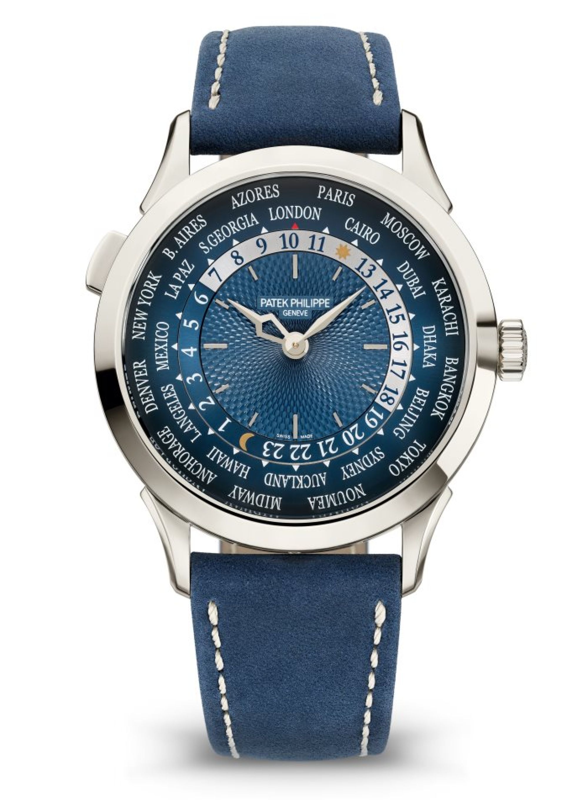 Patek Philippe Weltzeituhr. Face
