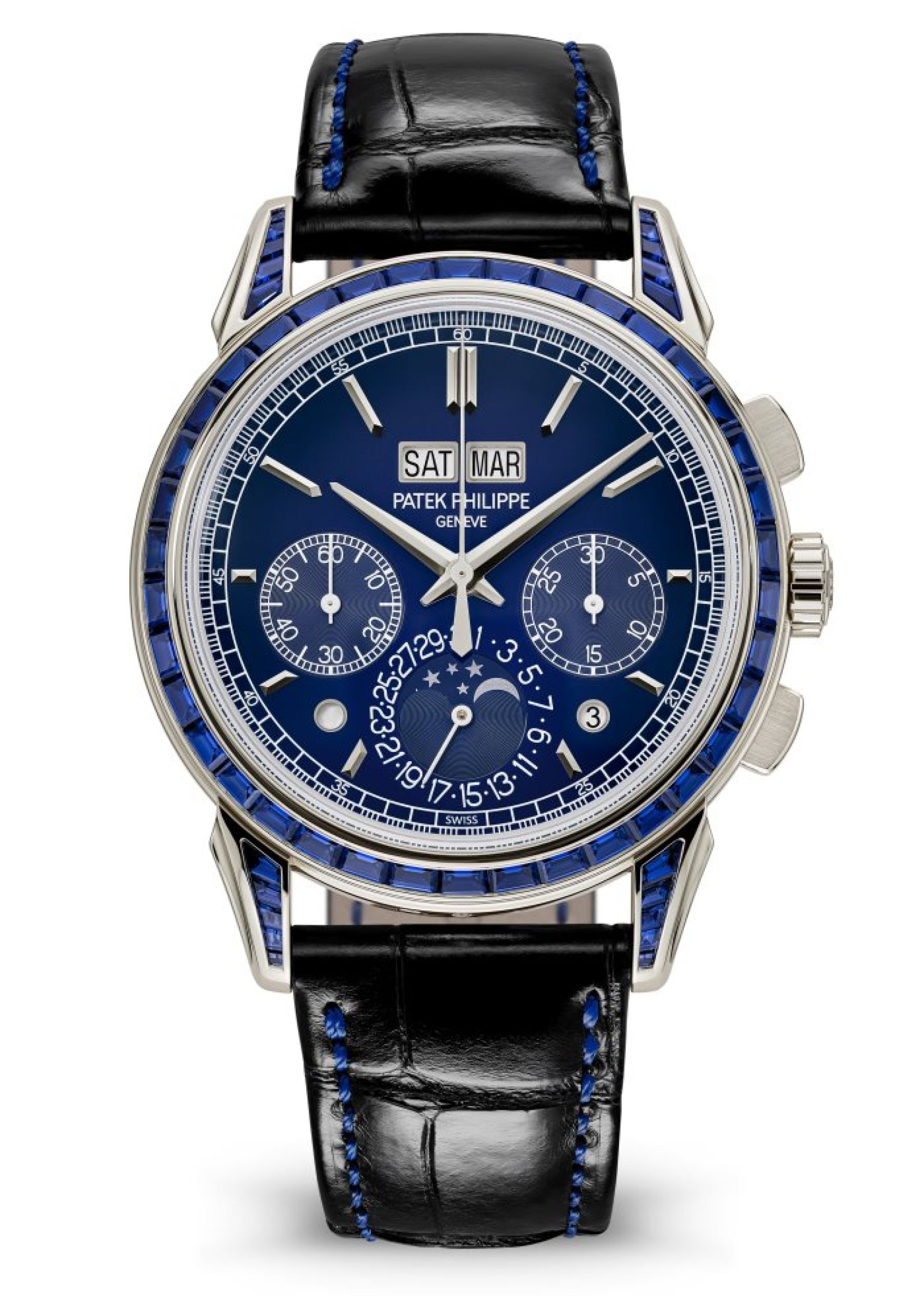 Patek Philippe Chronograph, Ewiger Kalender. Face