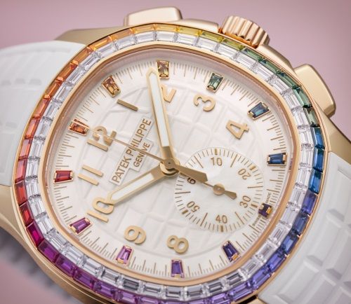 Aquanaut Luce Chronograph „Rainbow“.