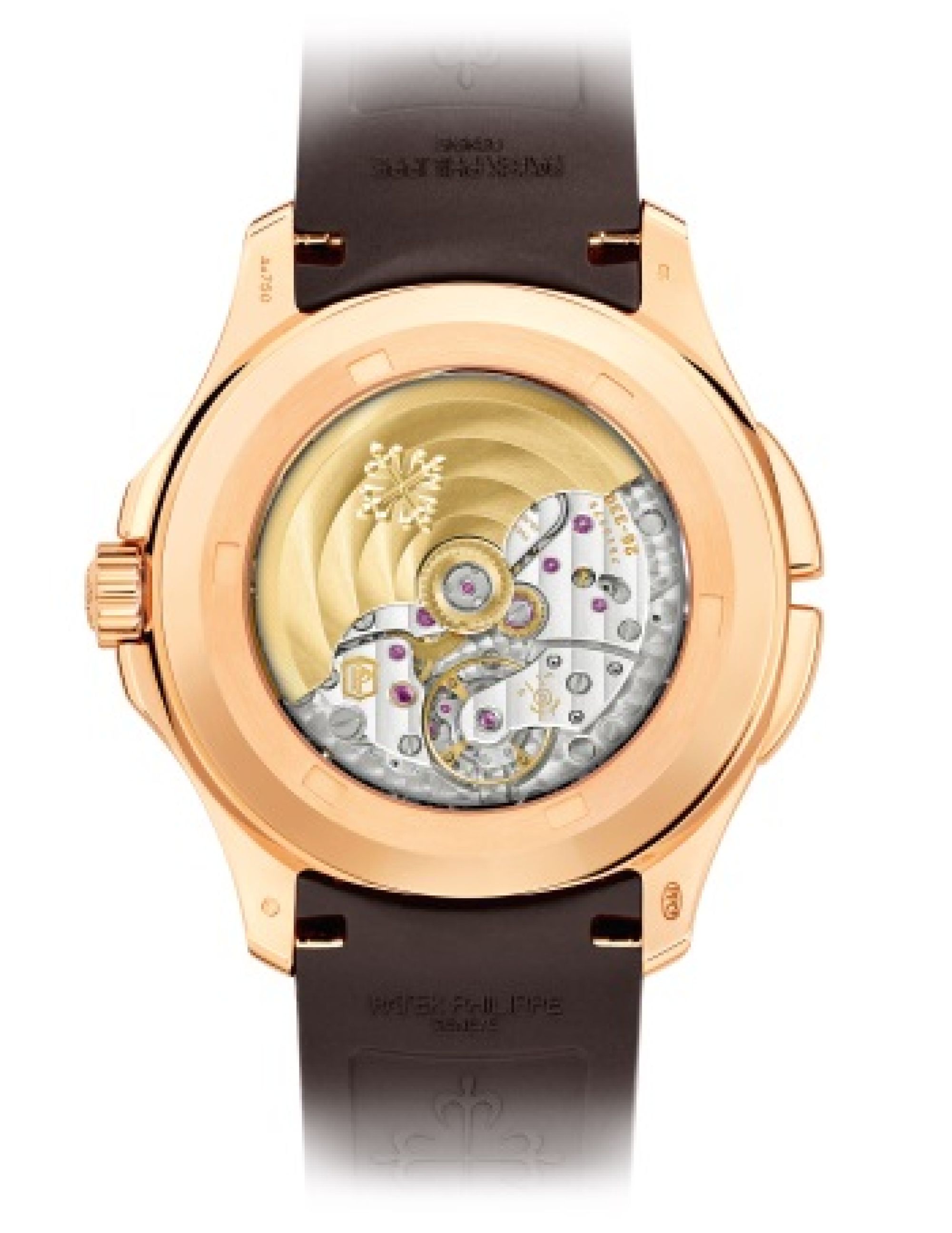 Patek Philippe Aquanaut Travel Time. Rückseite