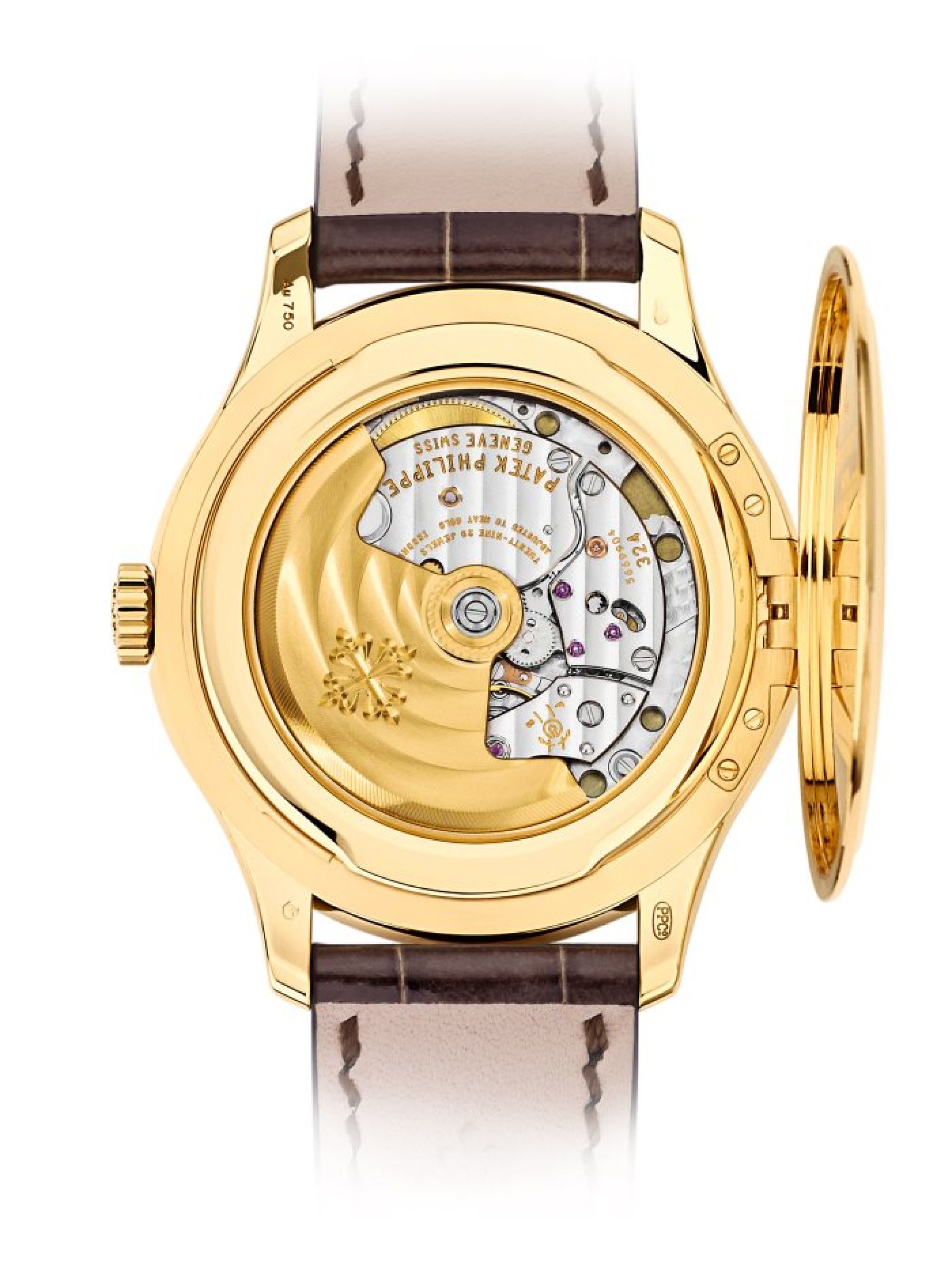 Patek Philippe Datum, Zentralsekunde. Rückseite
