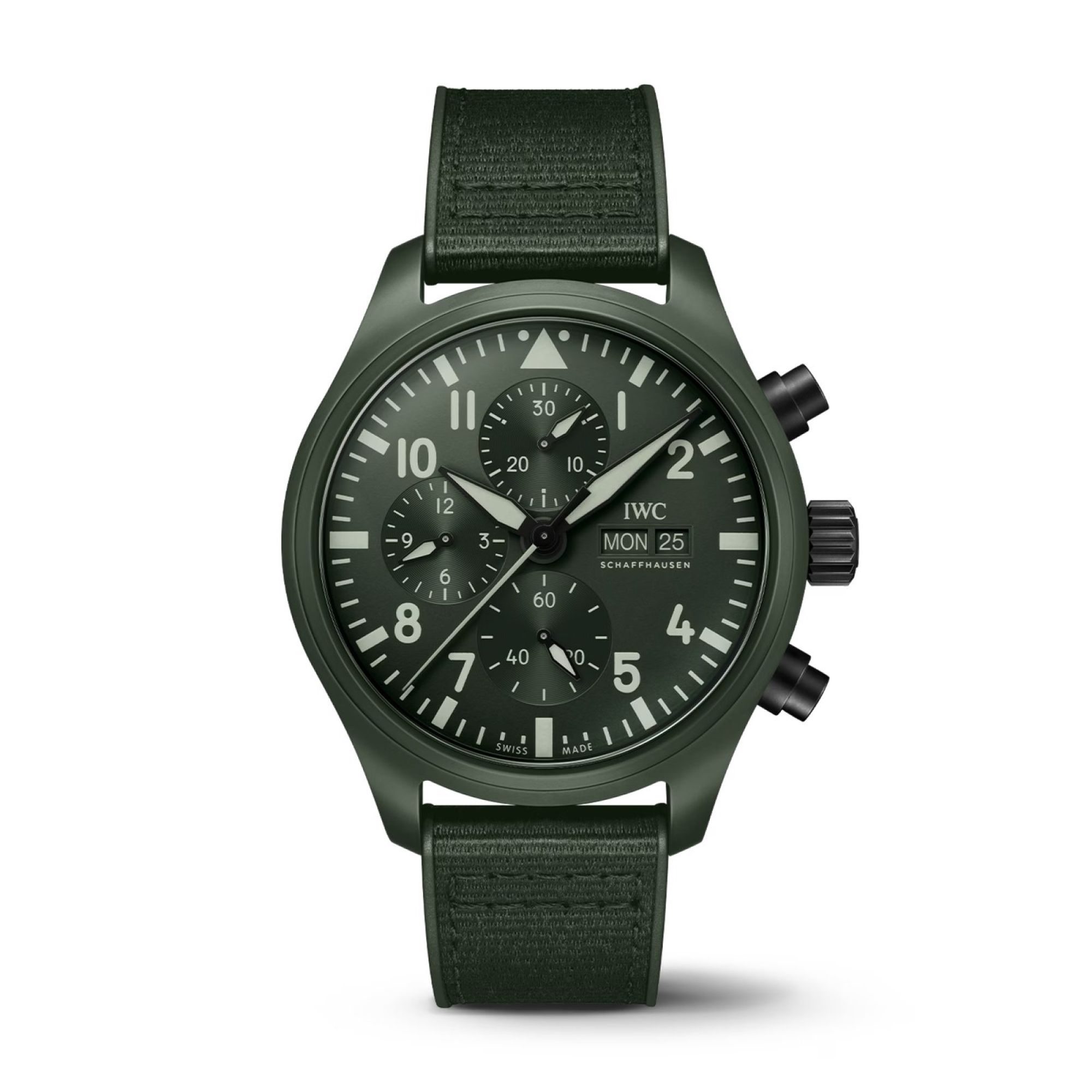 IWC  Pilot's Watch Chronograph Top Gun Edition «Woodland» Face