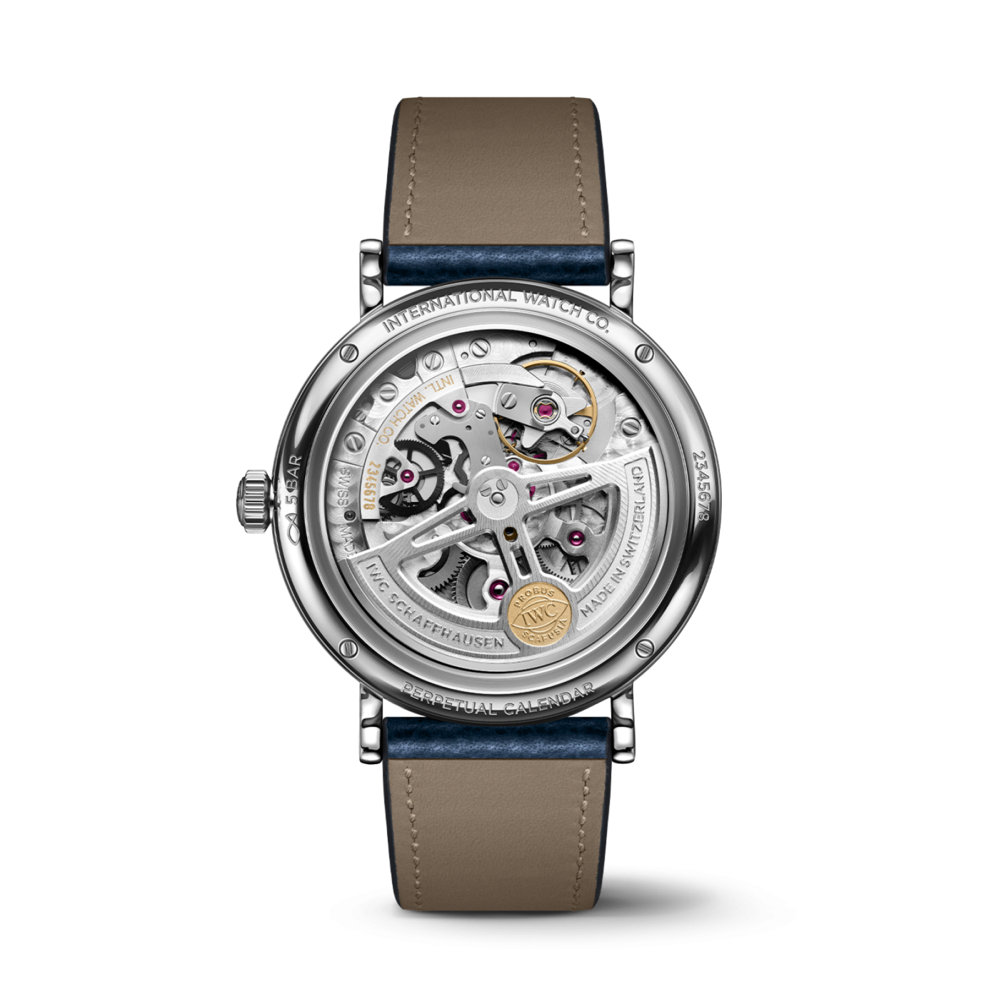 IWC Portofino Perpetual Calendar Rückseite