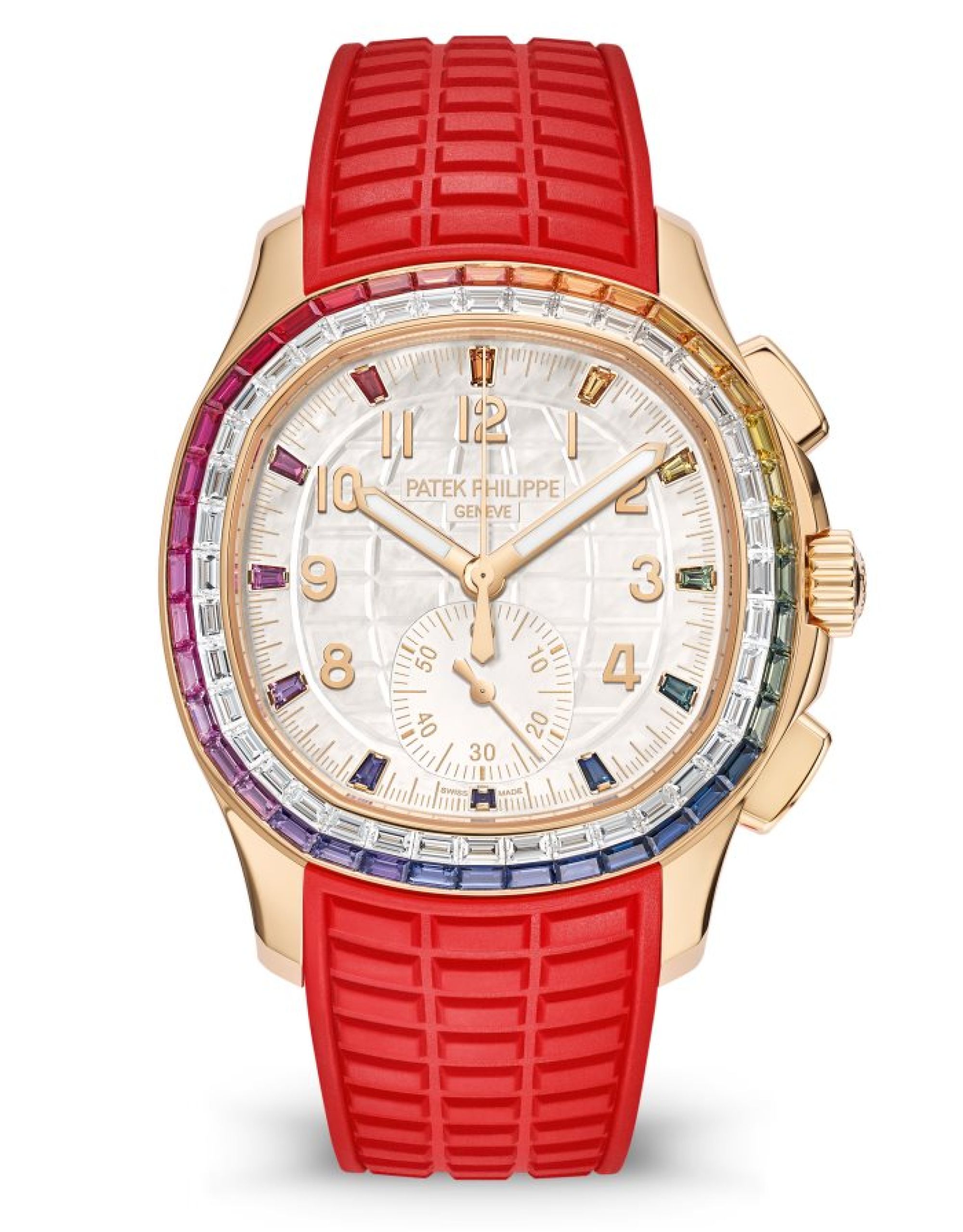 Patek Philippe Aquanaut Luce Chronograph „Rainbow“. Face