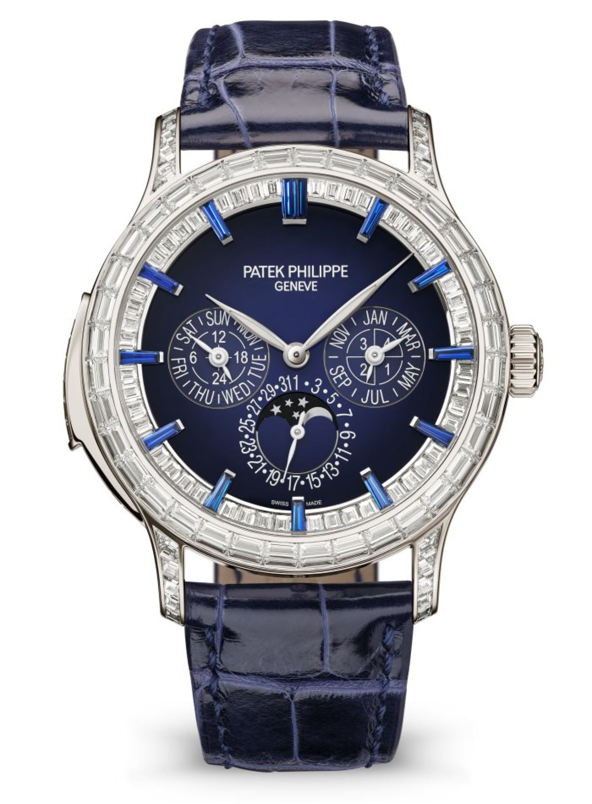 Patek Philippe Minutenrepetition, Ewiger Kalender. Face