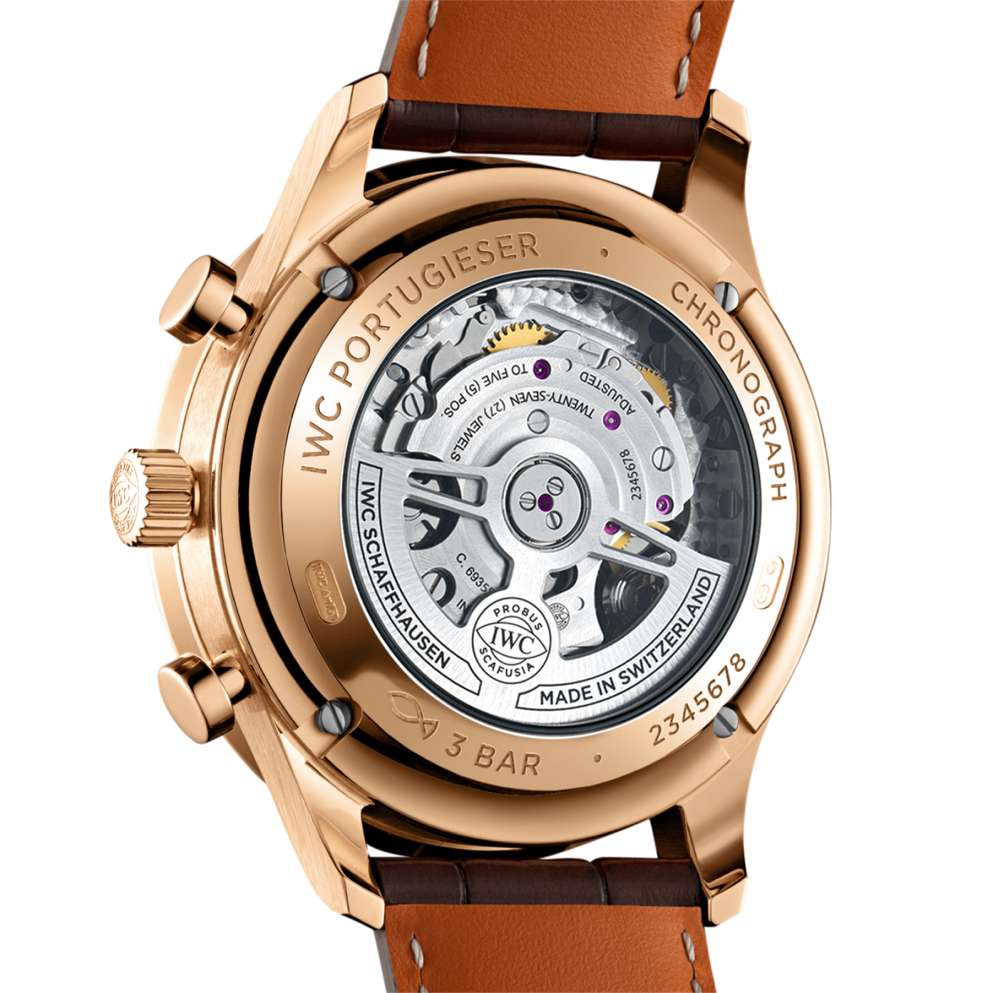 IWC Portugieser Chronograph Rückseite