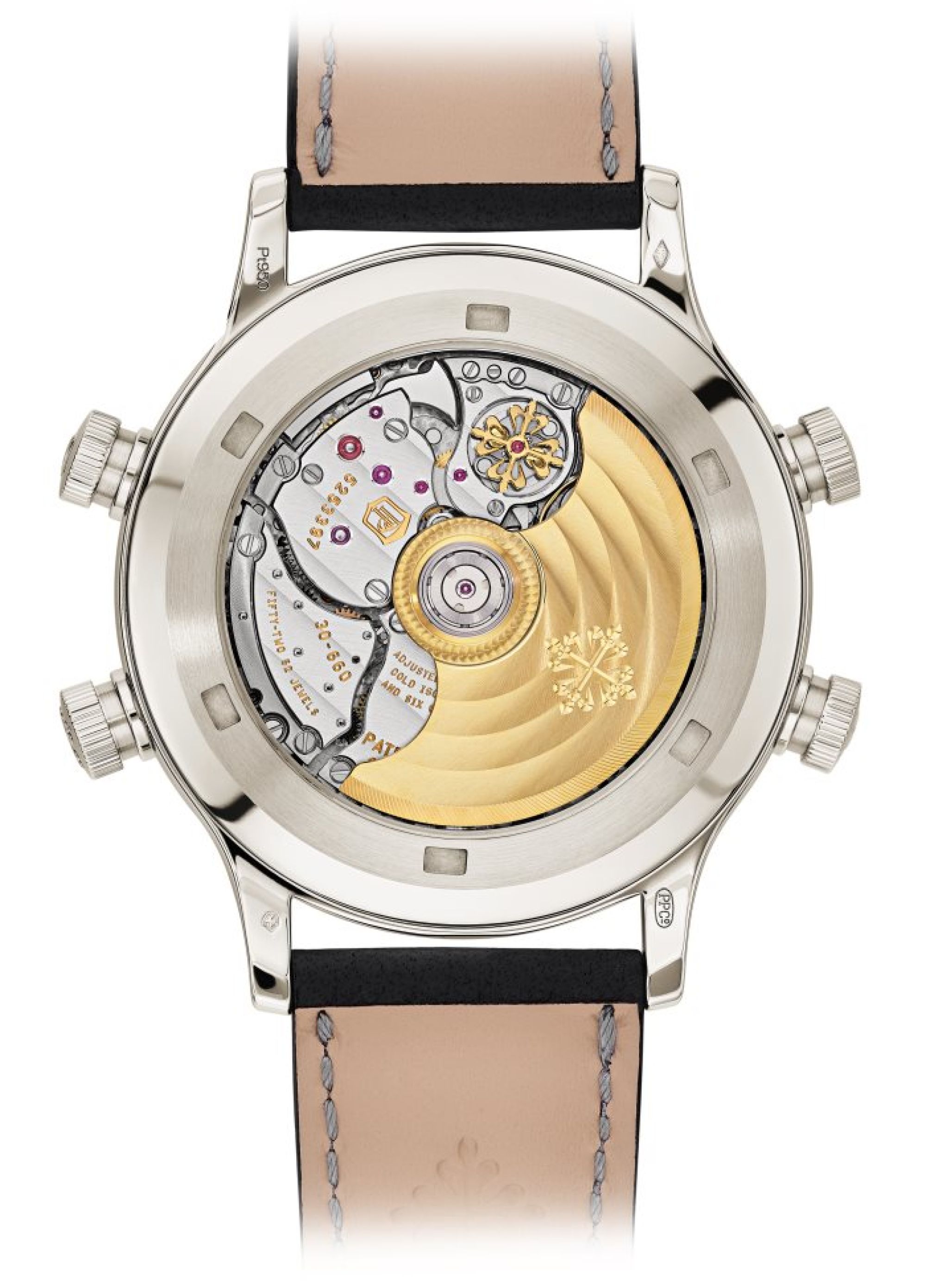 Patek Philippe Alarm Travel Time. Rückseite