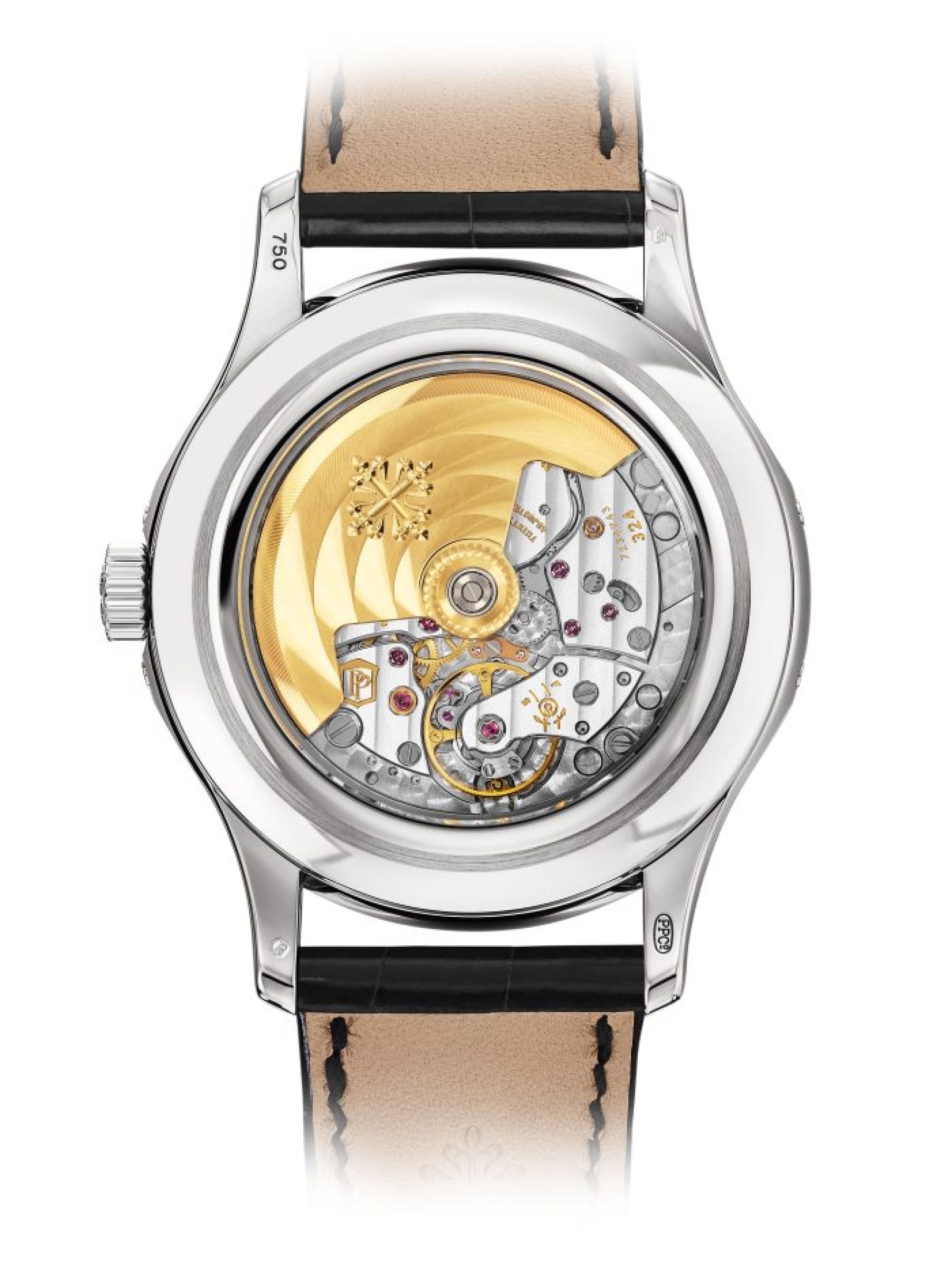 Patek Philippe Jahreskalender, Mondphase. Rückseite
