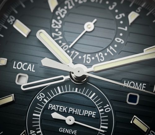 Flyback-Chronograph, Travel Time.