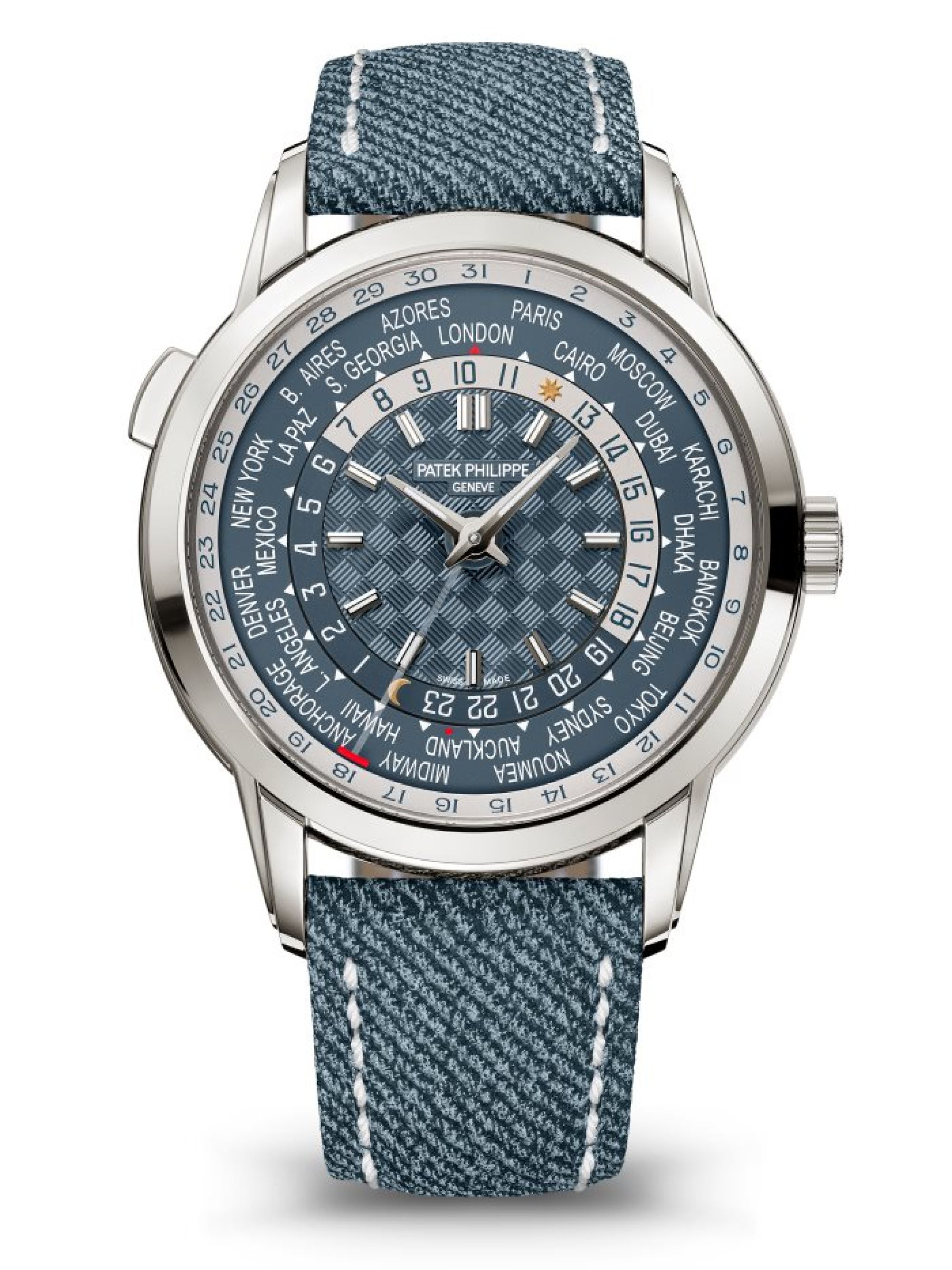 Patek Philippe Weltzeituhr, Datum. Face