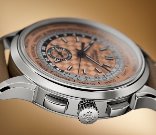 Weltzeituhr, Flyback-Chronograph.