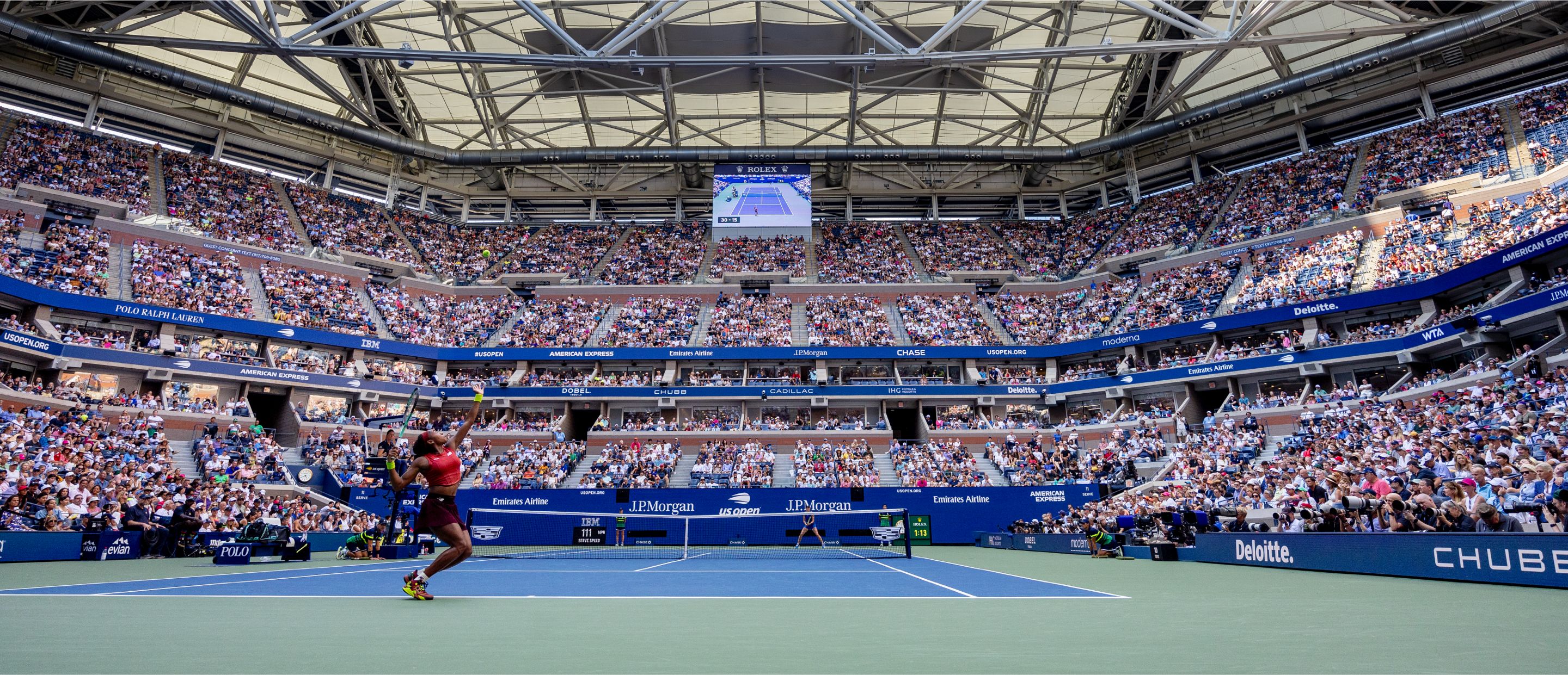 Rolex als Premiumpartner der US Open