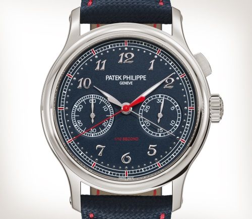 Monopusher-Chronograph mit 1/10-Sekunde.