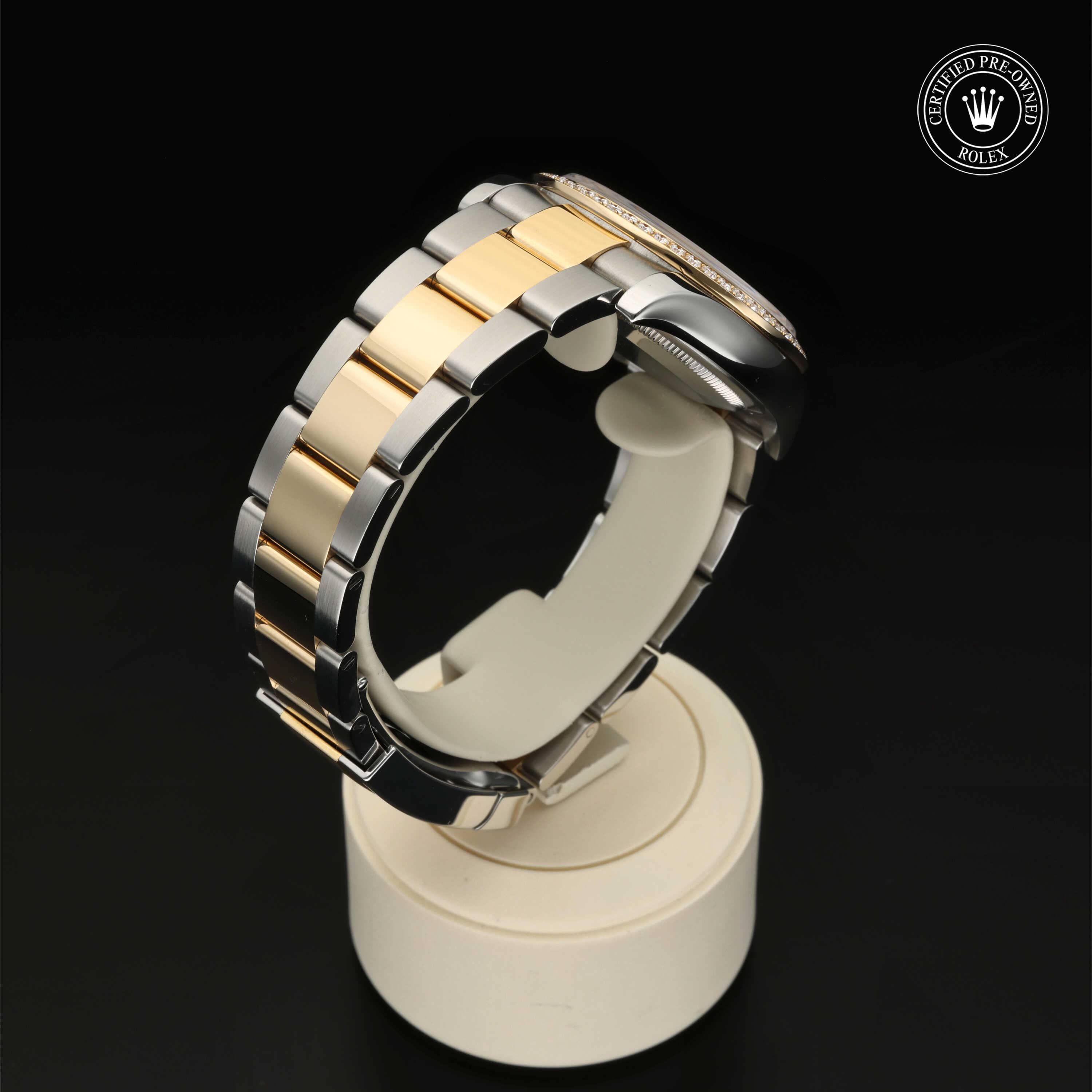 Rolex Certified Pre-Owned Oyster Perpetual Datejust 36 aus 2015 in 36 mm aus Rolesor 18 Karat Gelbgold