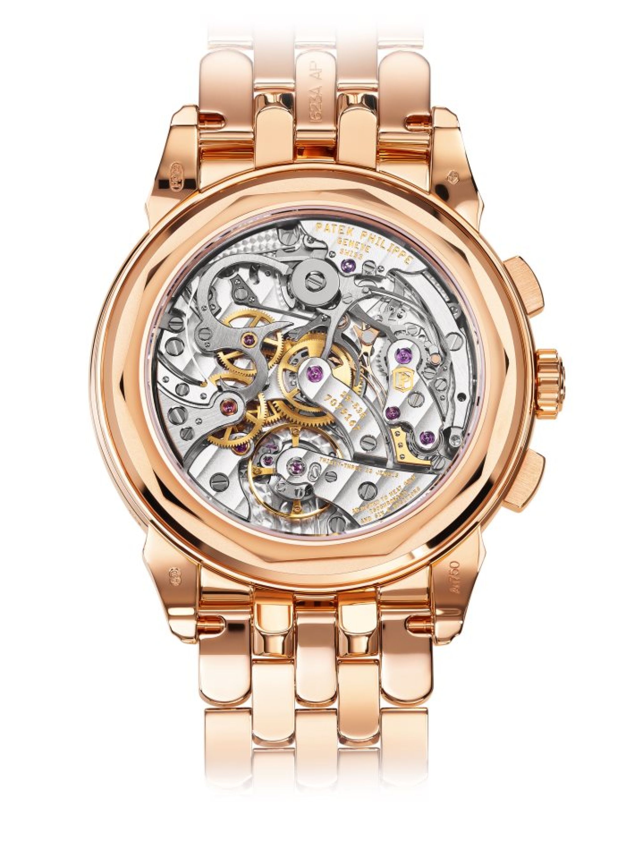 Patek Philippe Chronograph, Ewiger Kalender. Rückseite