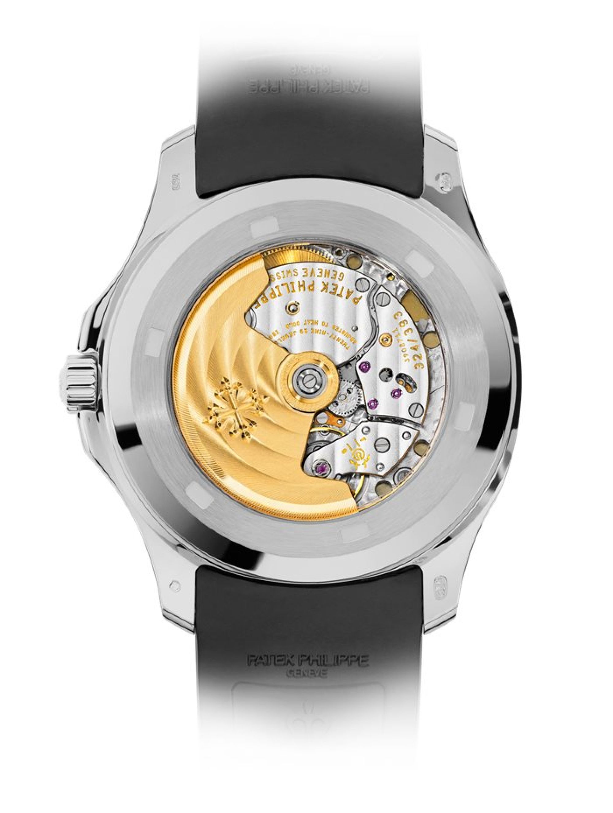 Patek Philippe Datum, Zentralsekunde. Rückseite