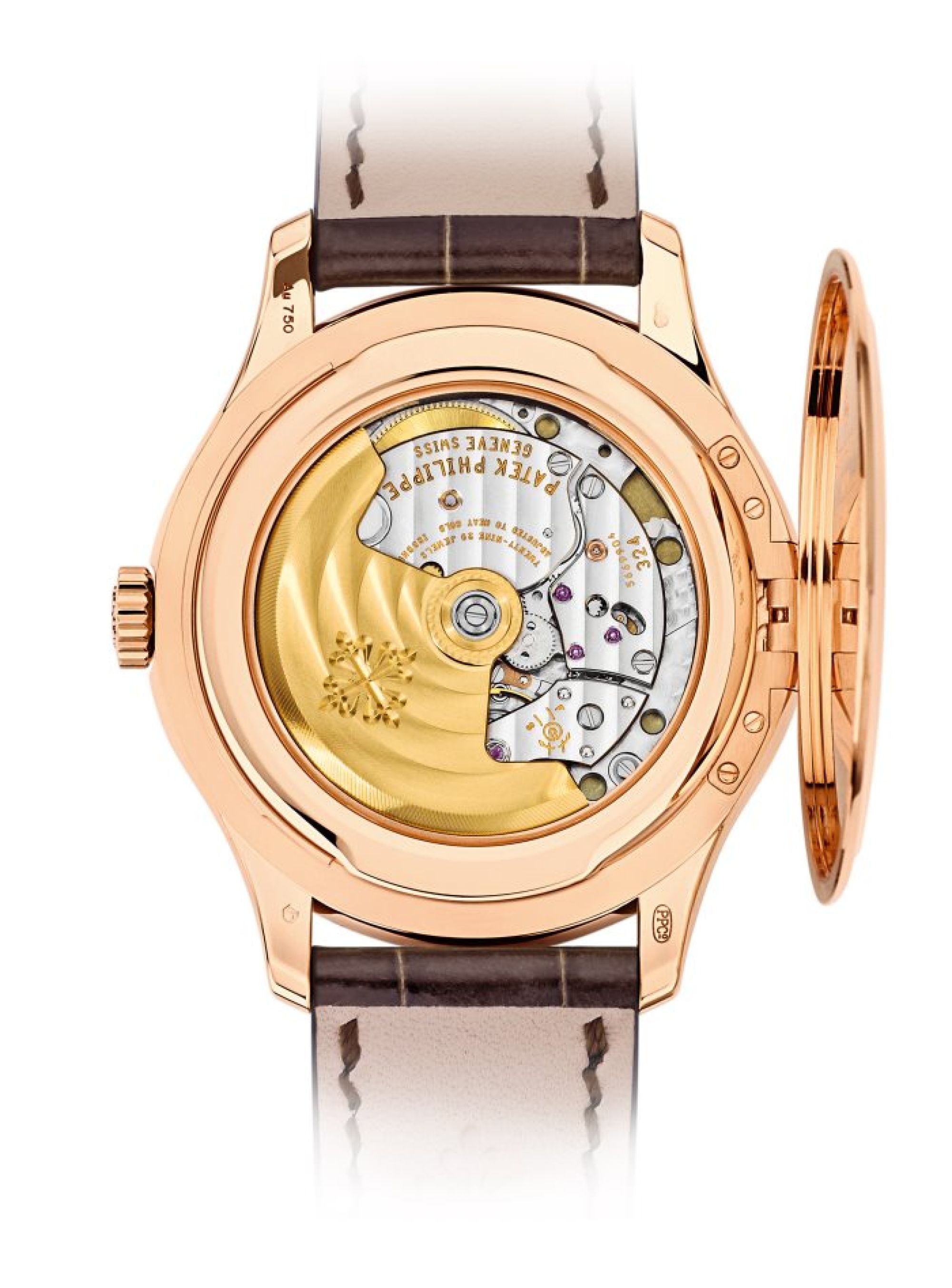 Patek Philippe Datum, Zentralsekunde. Rückseite