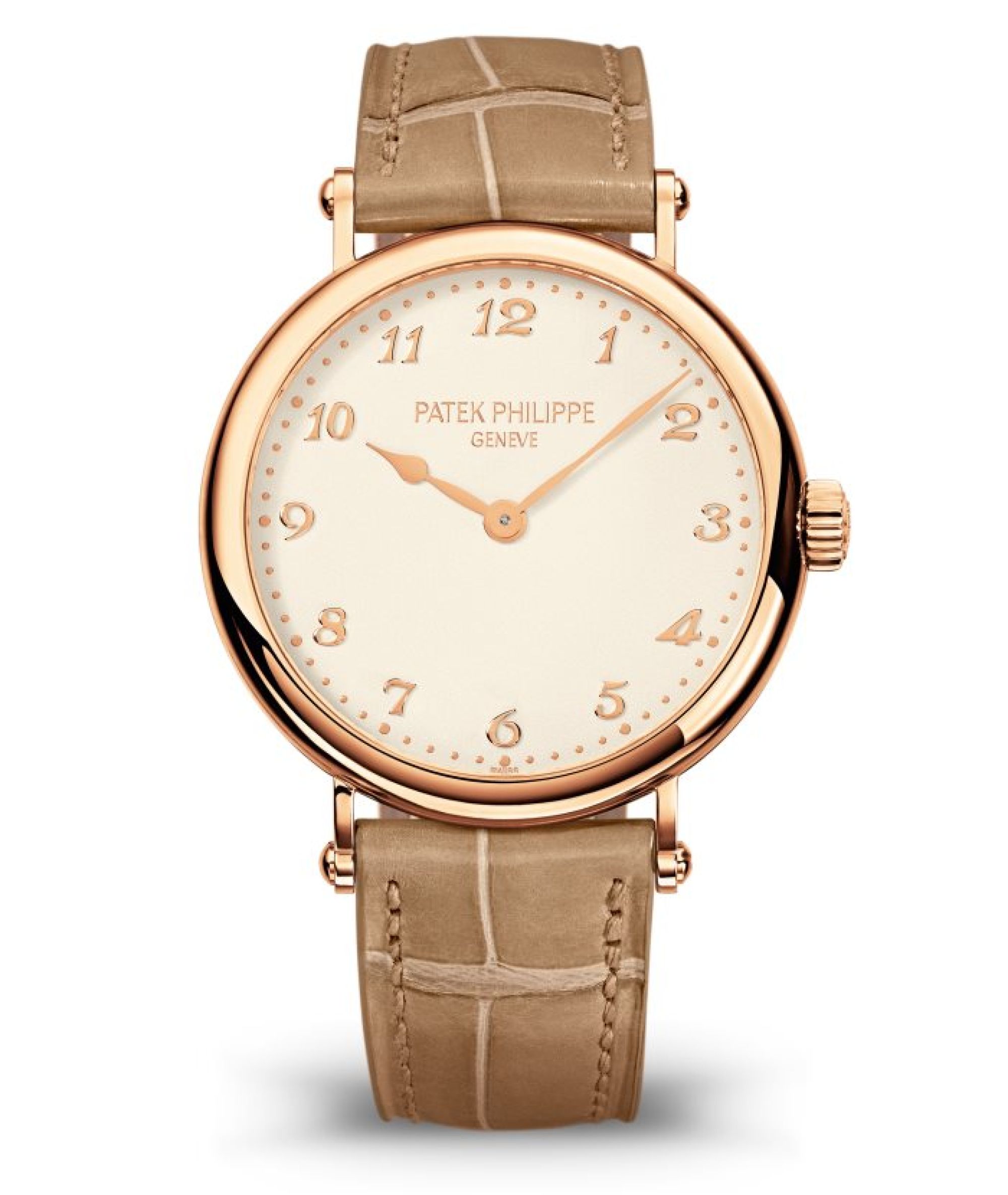 Patek Philippe Extraflaches mechanisches Werk mit automatischem Aufzug. Face