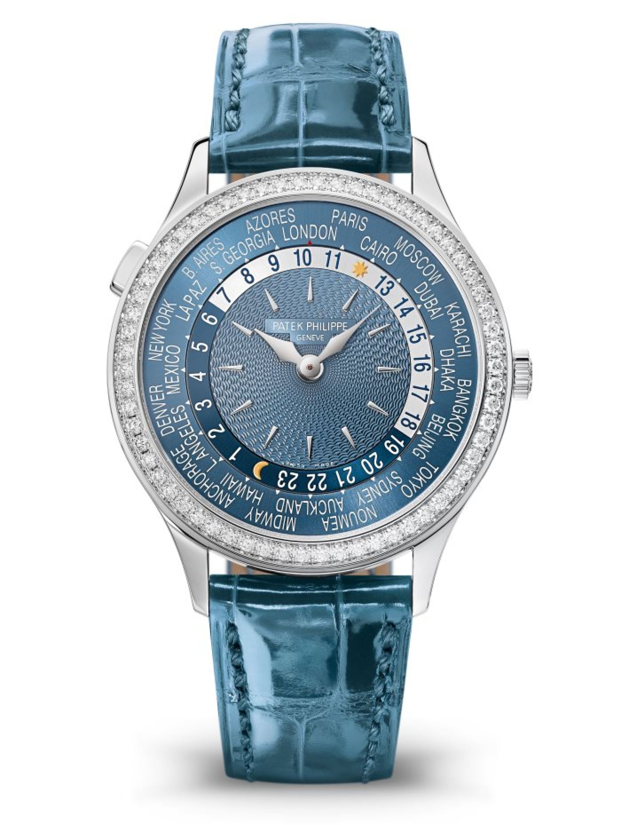Patek Philippe Weltzeituhr. Face
