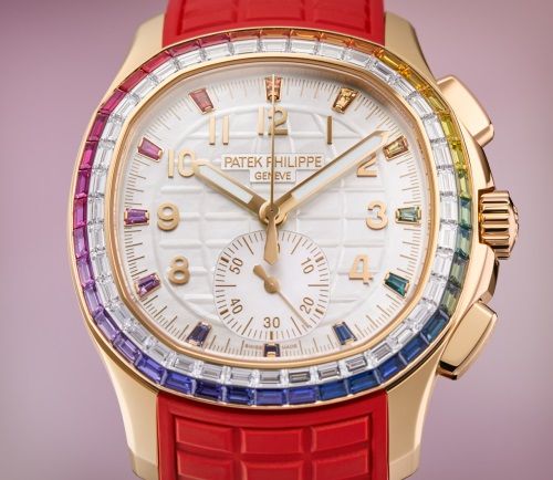 Aquanaut Luce Chronograph „Rainbow“.