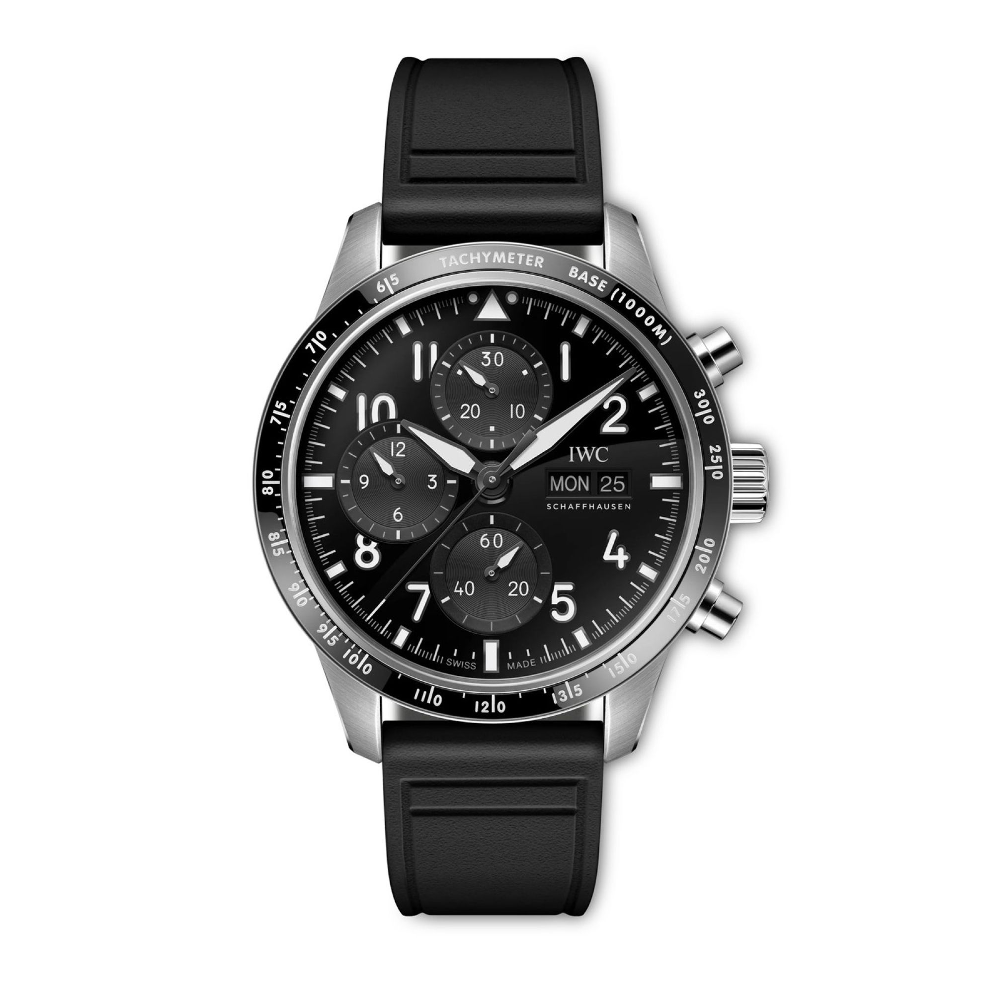IWC  Pilot’s Watch Performance Chronograph 41 AMG Face