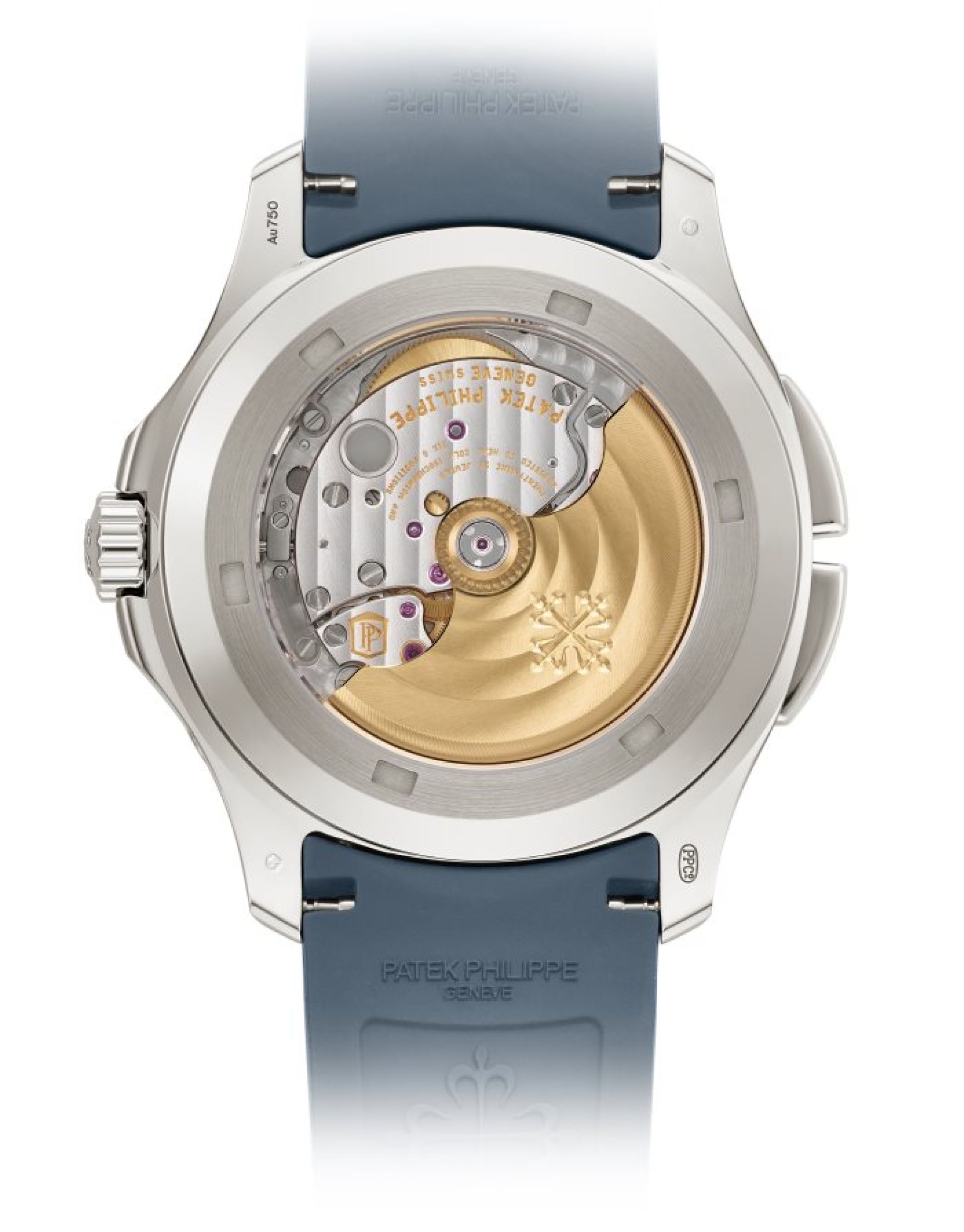 Patek Philippe Aquanaut Travel Time. Rückseite