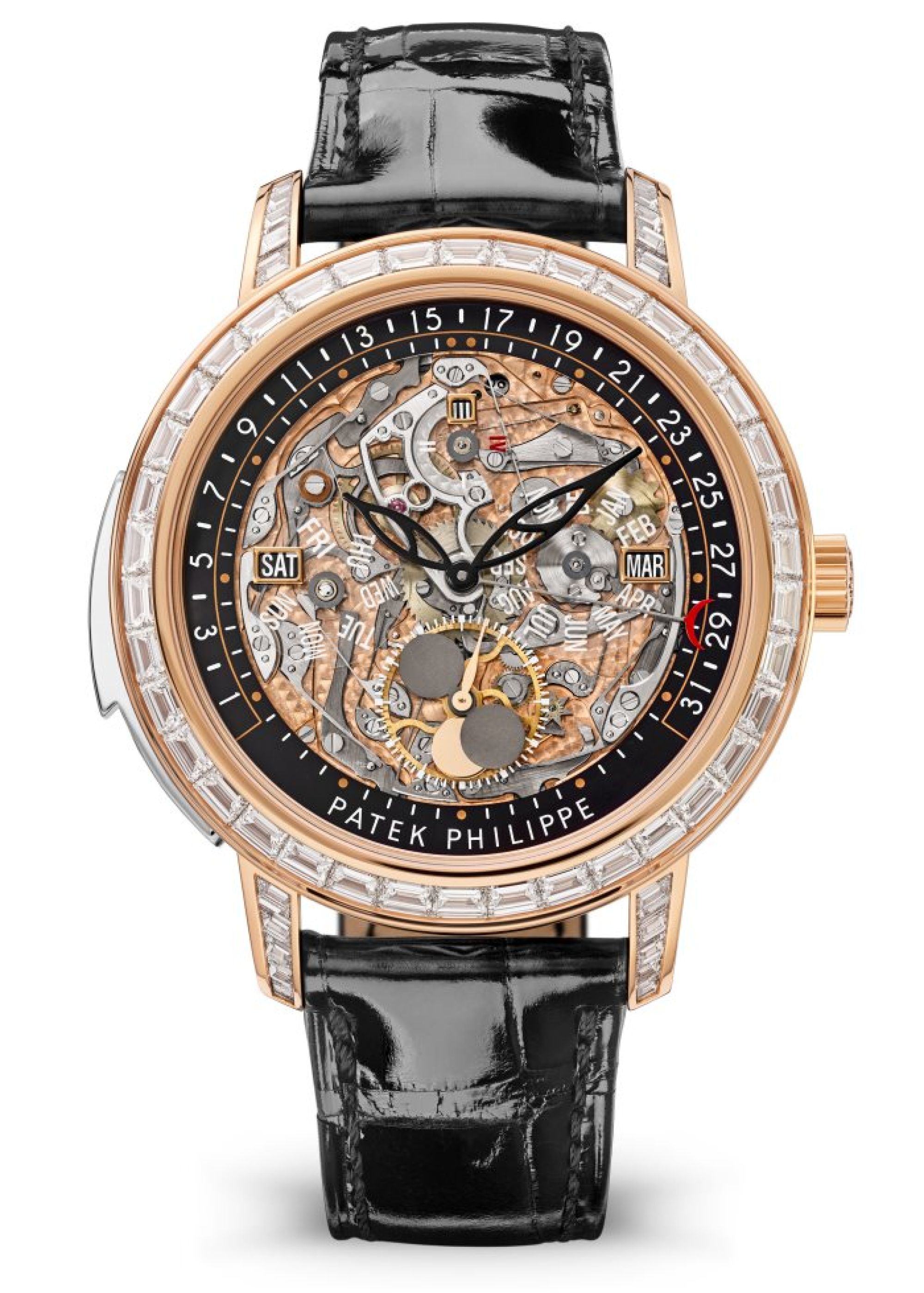 Patek Philippe Minutenrepetition, Ewiger Kalender. Face