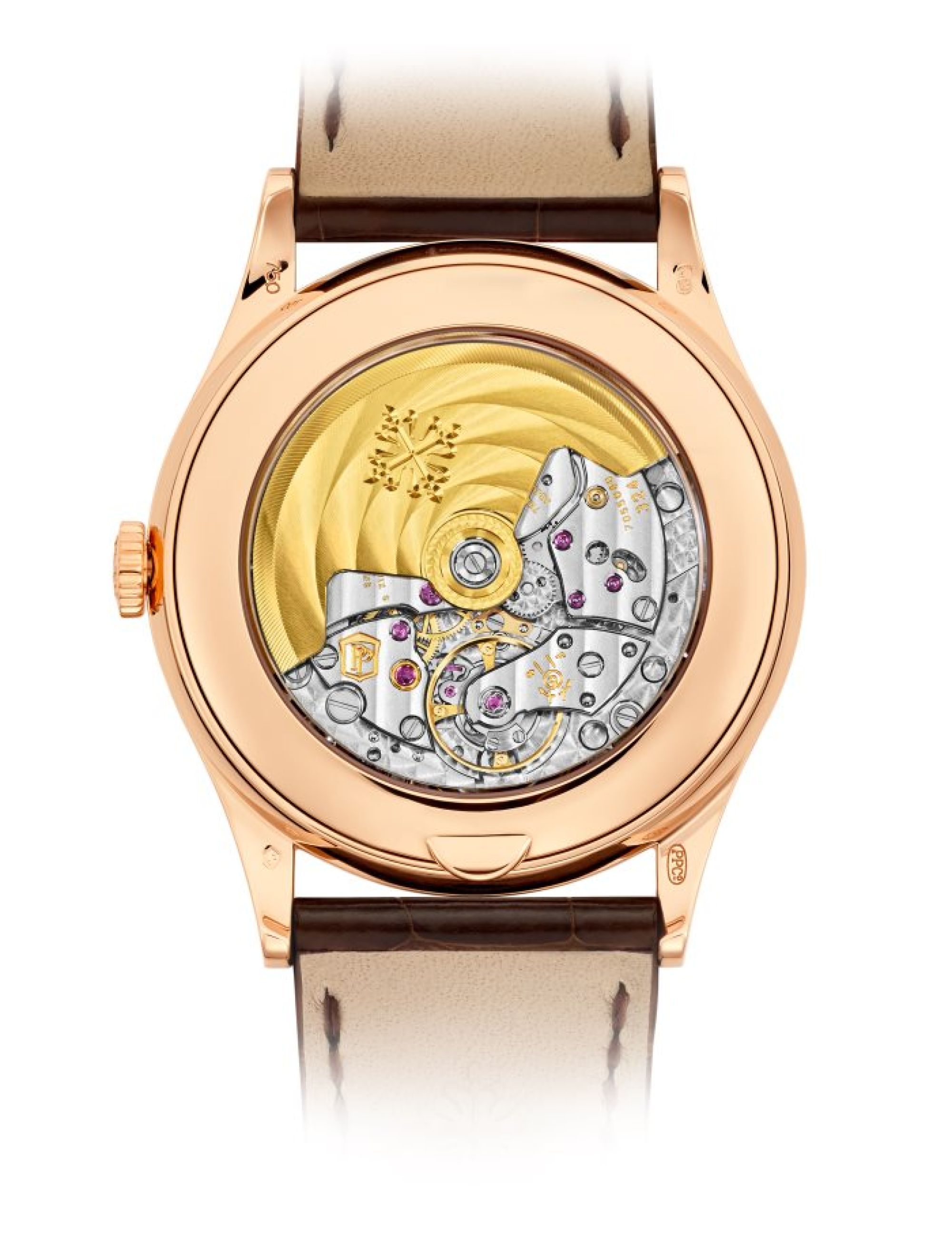 Patek Philippe Jahreskalender, Mondphase. Rückseite