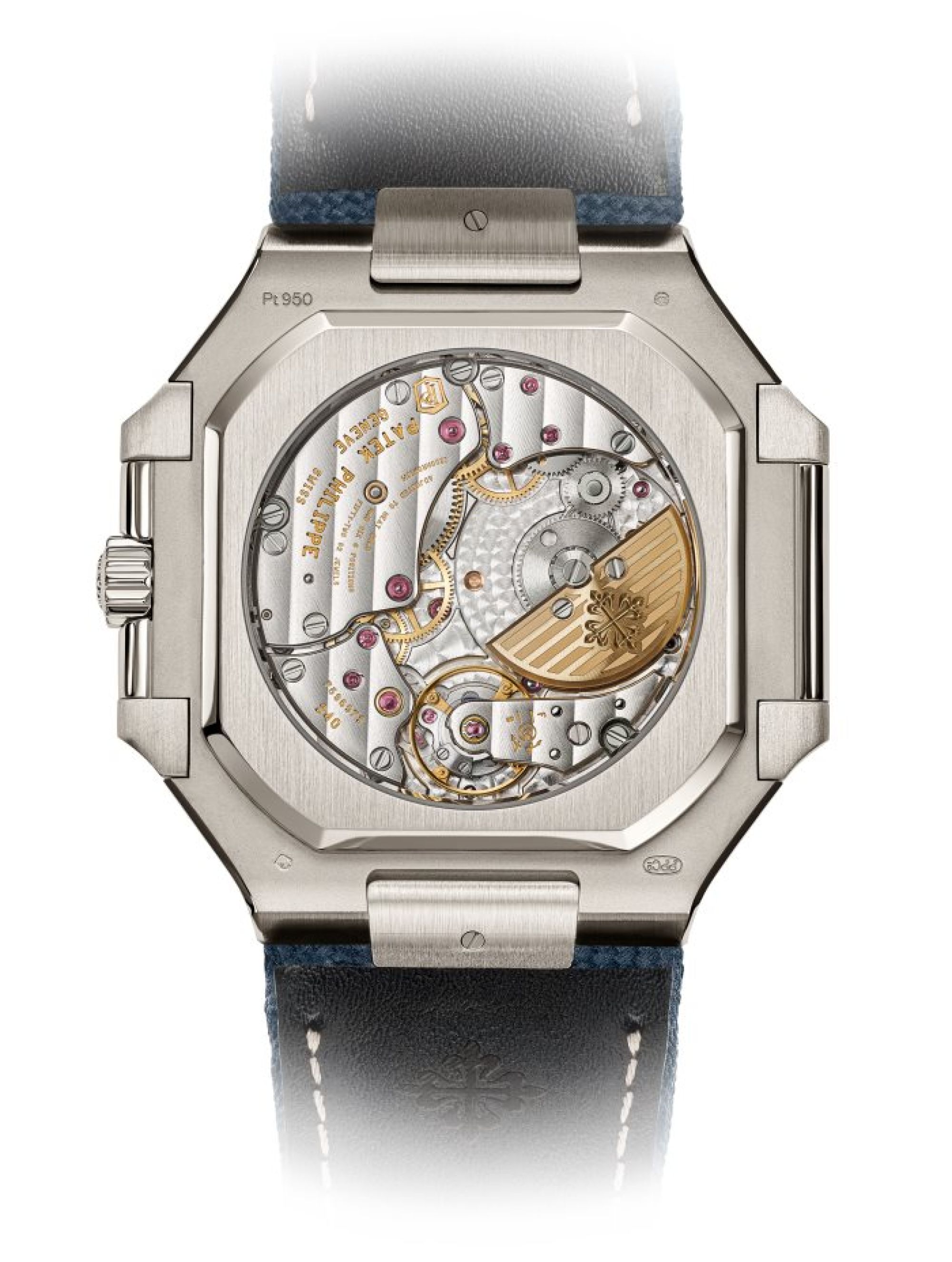 Patek Philippe Großdatum, Augenblickliche Anzeigen für Wochentag. Rückseite