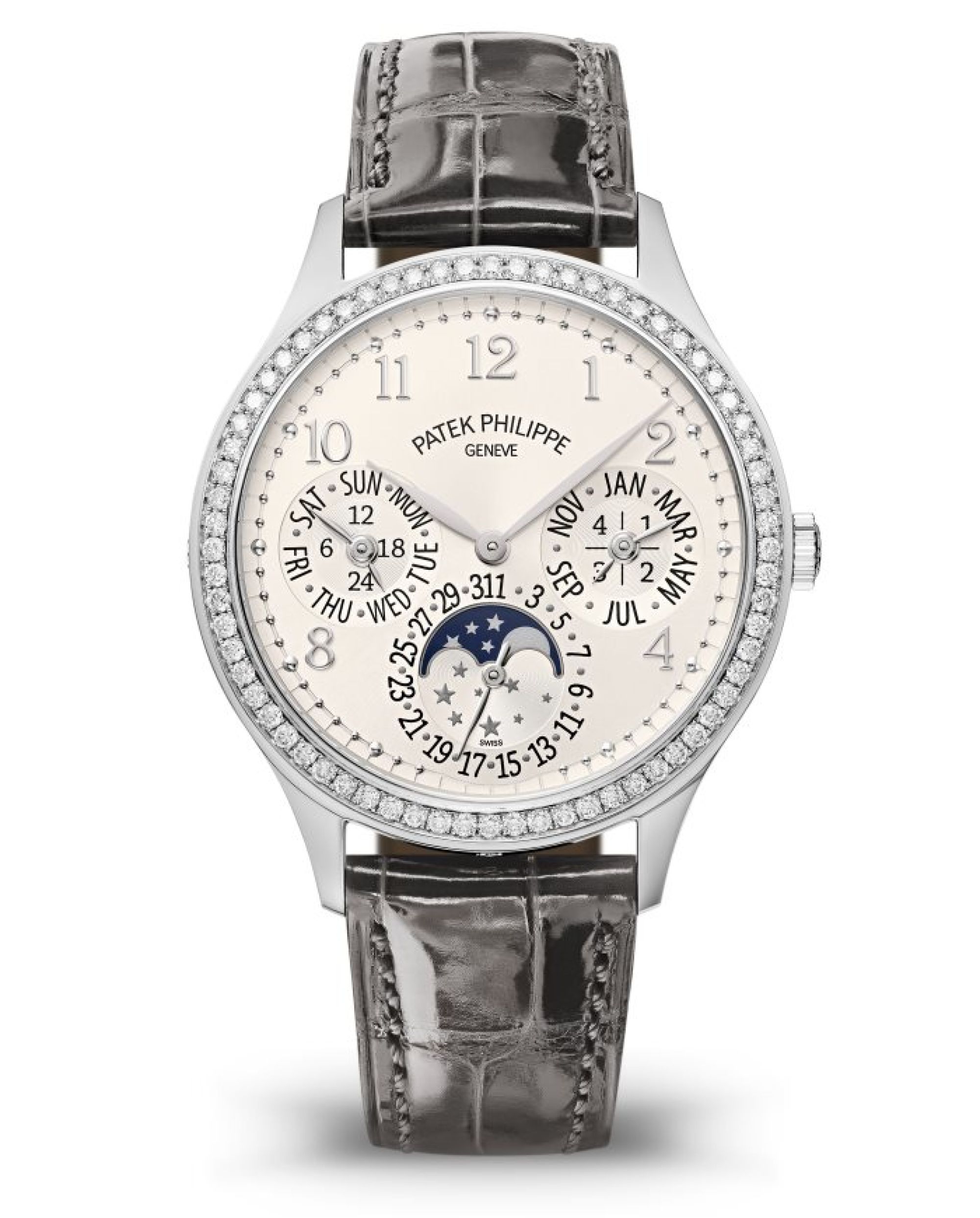 Patek Philippe Ladies First Perpetual Calendar. Face