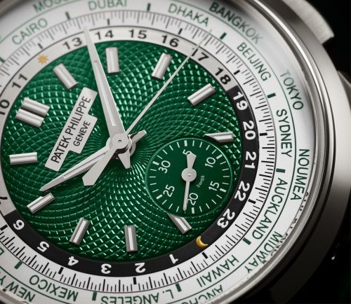 Weltzeituhr, Flyback-Chronograph.